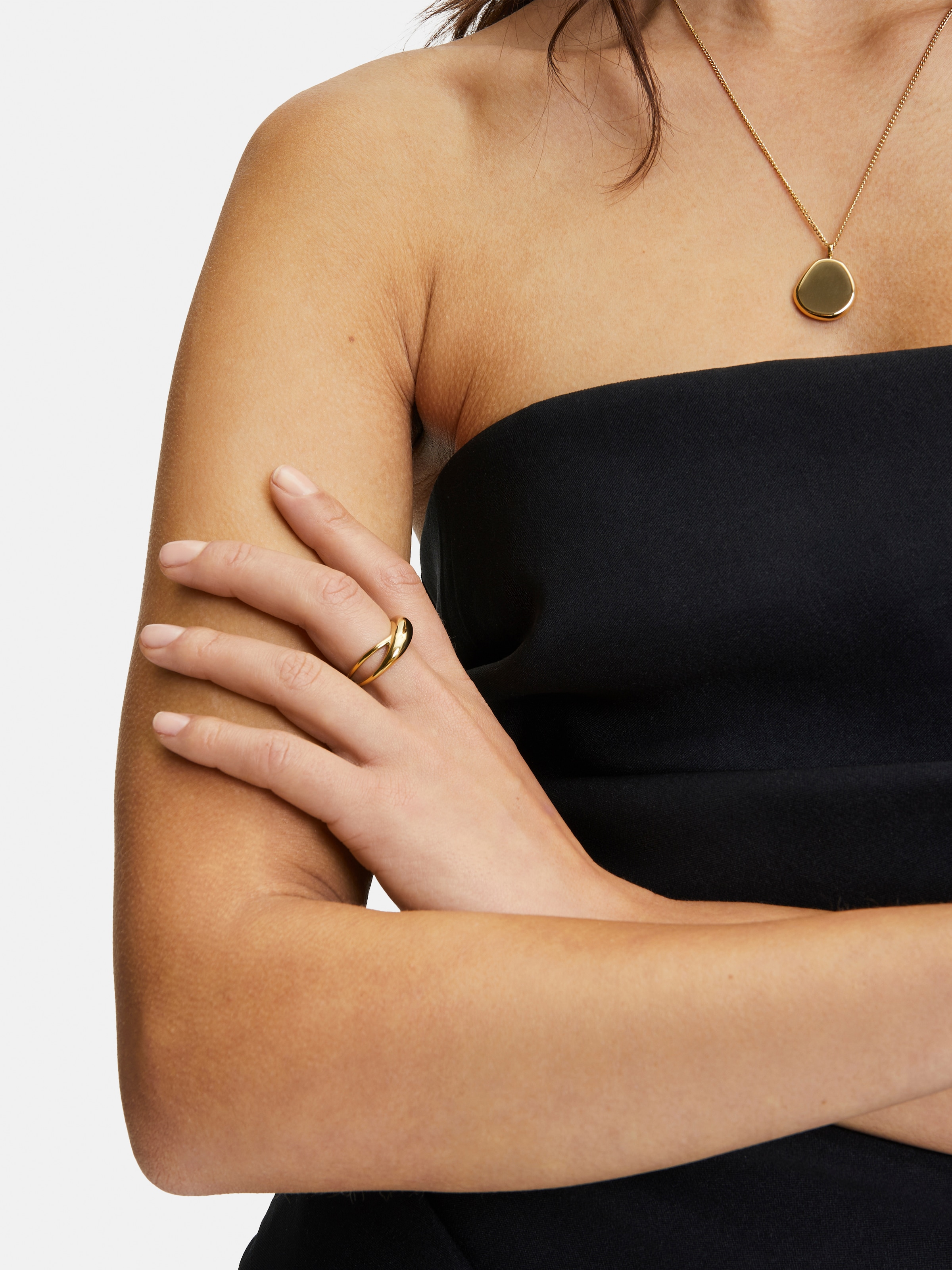 Liebeskind Berlin Kette mit Anhänger »Schmuck Geschenk Edelstahl Halskette The Organic«