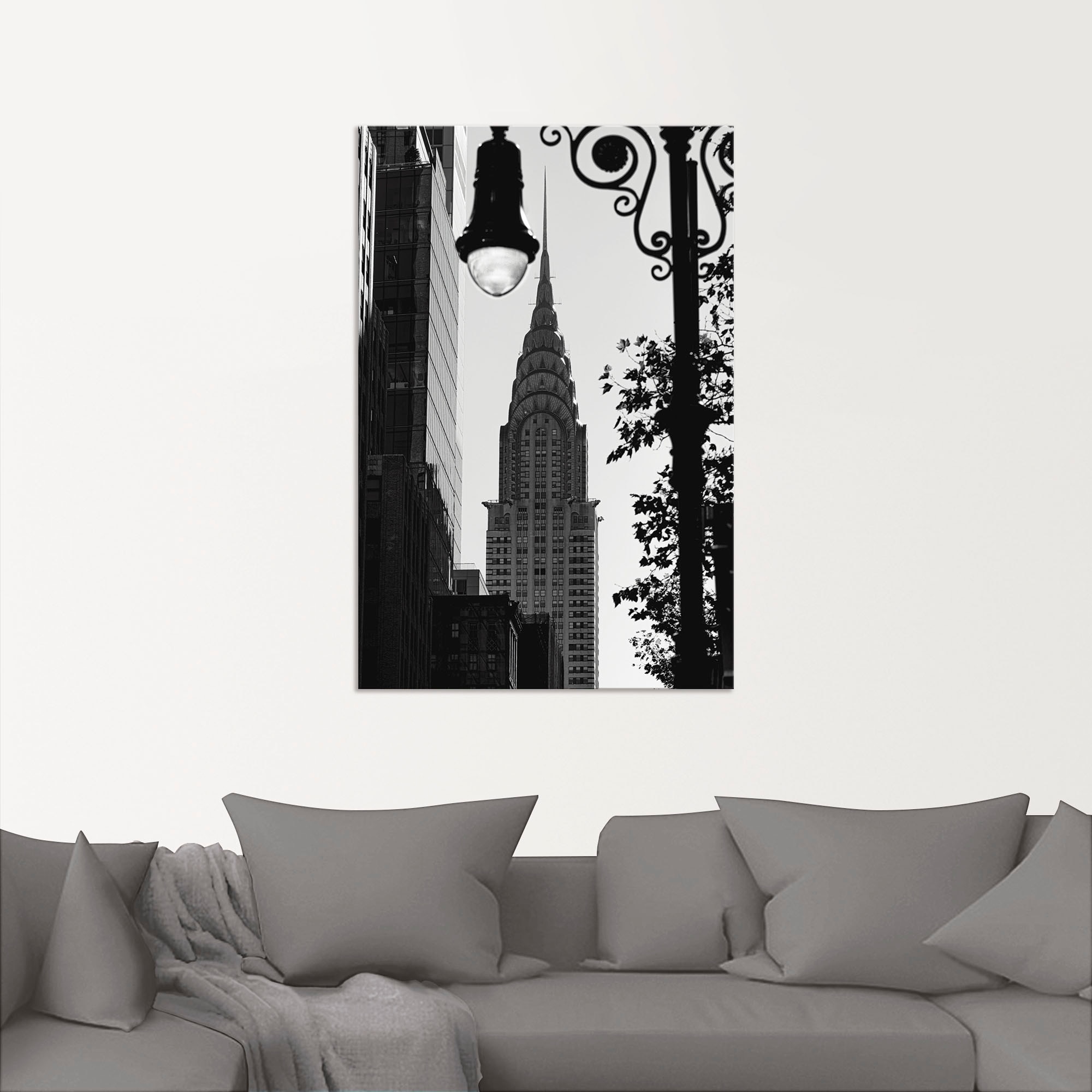 Artland Wandbild »New York Chrysler Building«, New York, (1 St.), als Alubild, Outdoorbild, Poster in verschied. Größen
