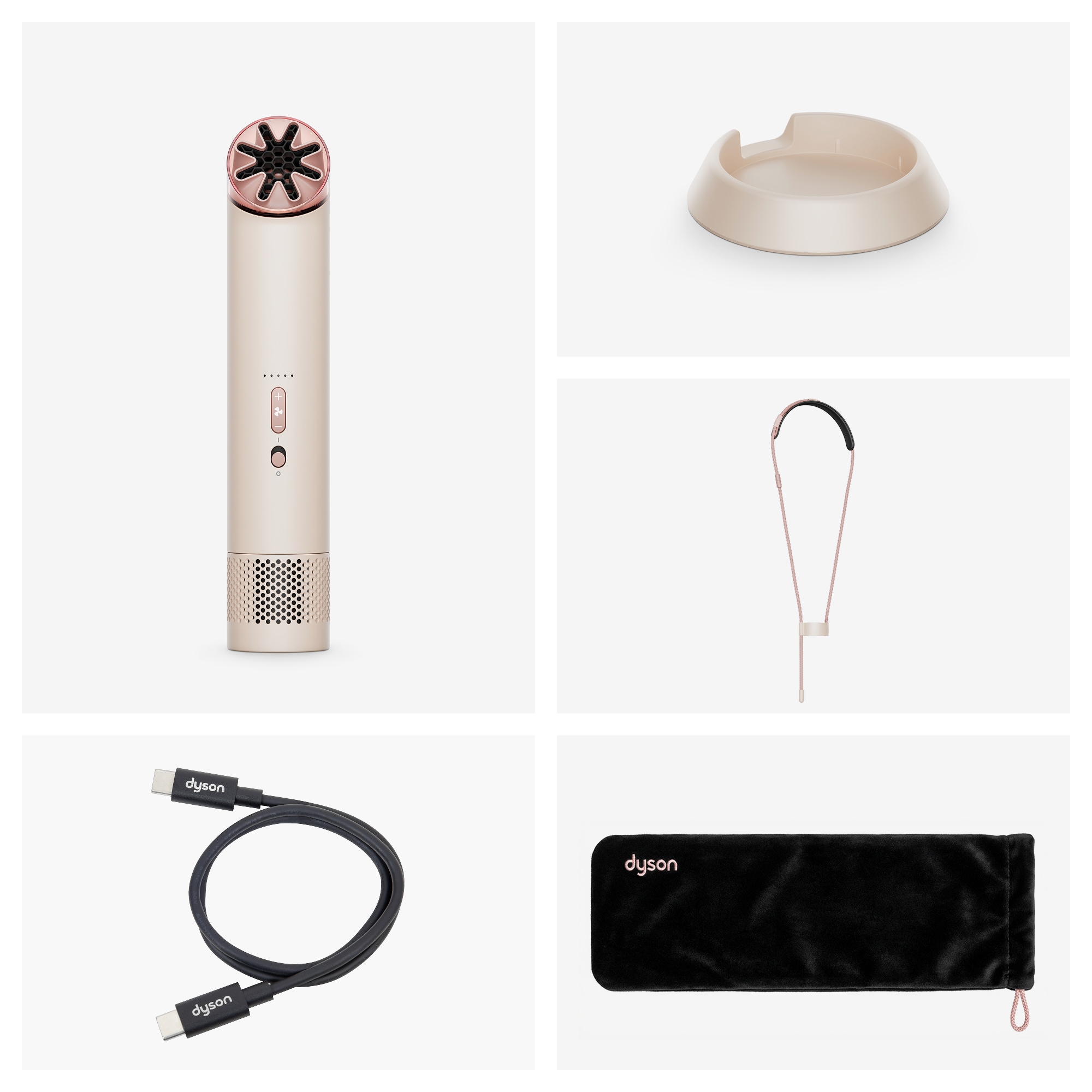 DYSON Handventilator »HushJet Mini Cool« 360° drehbare bladeless Düse, leise, mobil, 5 Luftstufen, Boost-Modus