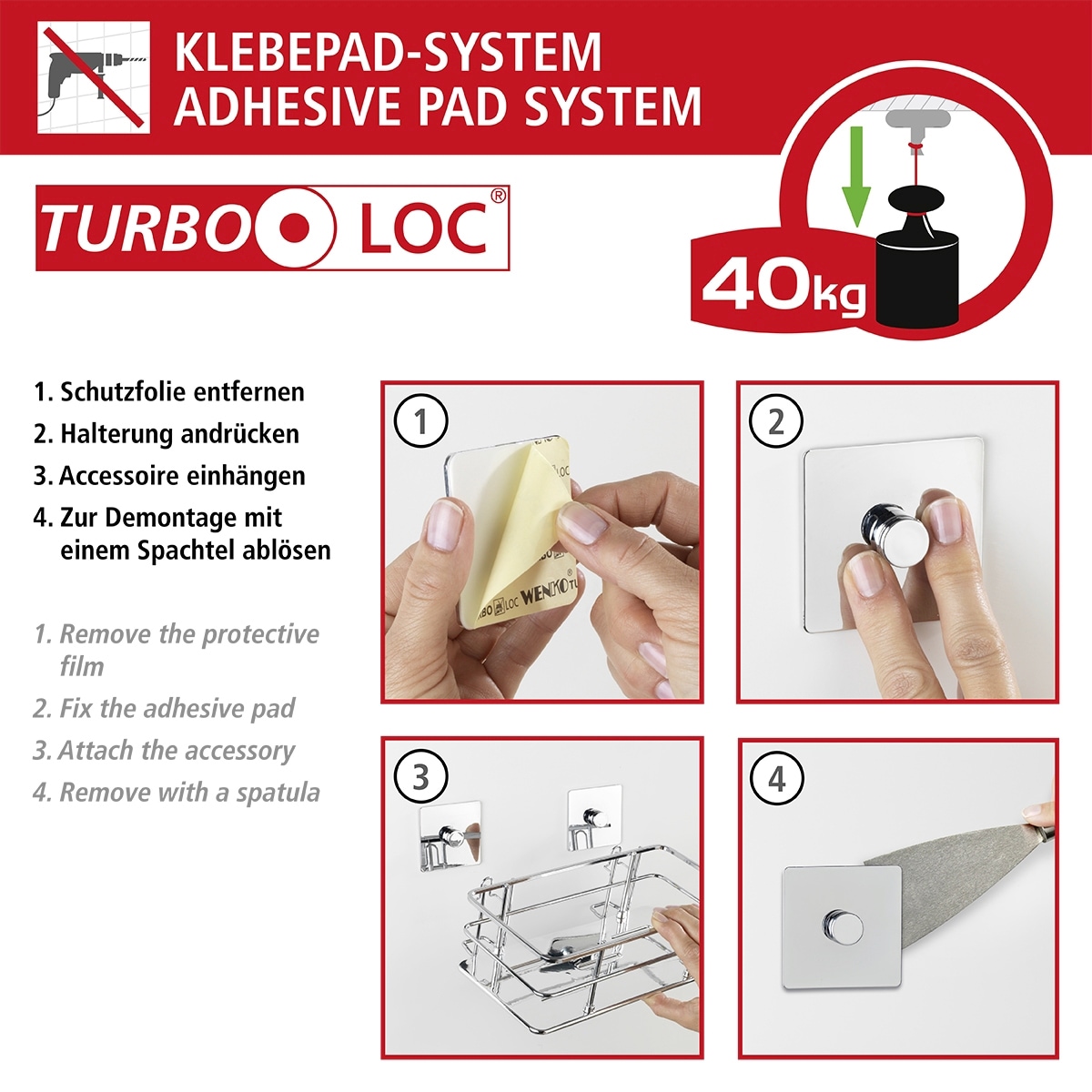 | 3 online Quadro« WENKO Garantie »Turbo-Loc XXL Jahren kaufen Toilettenpapierhalter mit