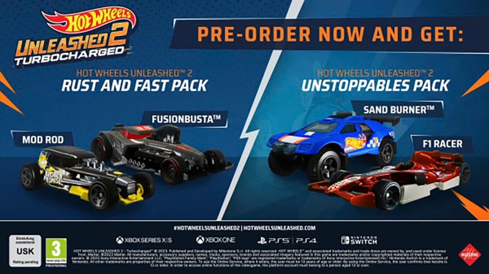 Milestone Spielesoftware »Hot Wheels 2 Edition«, 4 bei Day Turbocharged PlayStation Unleashed One