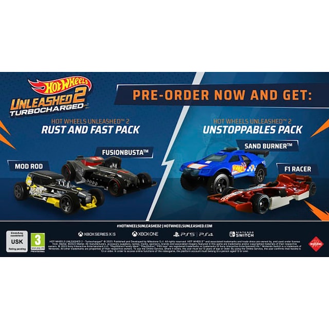 Milestone Spielesoftware »Hot Wheels Unleashed 2 Turbocharged Day One  Edition«, PlayStation 4 bei