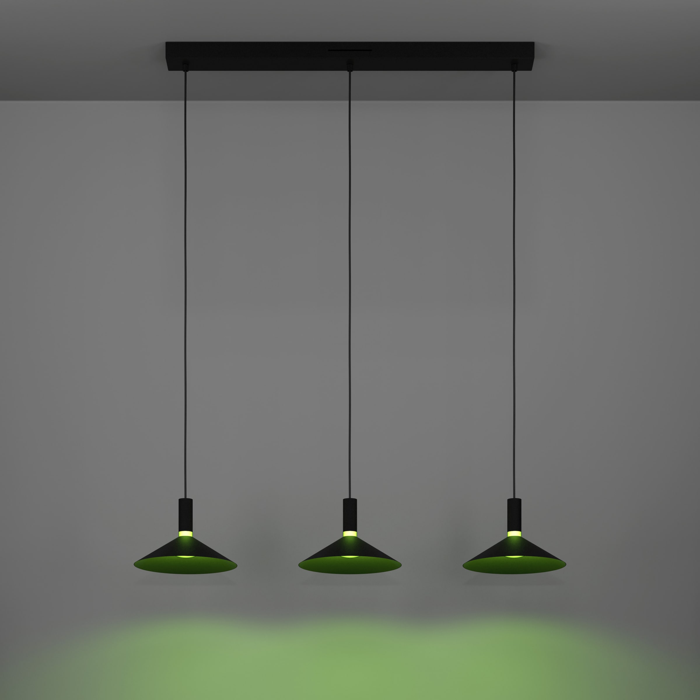 EGLO Hängeleuchte »CONOMAVILLA-Z Pendellampe - Stahl - LED - 3X7,5W - IP20« LED-Modul 1 Stk. Kaltweiß | Neutralweiß | RGB | Warmweiß Hängelampe, Deckenlampe, Wohnzimmer, Esszimmer, L92 x B22 x H120 cm