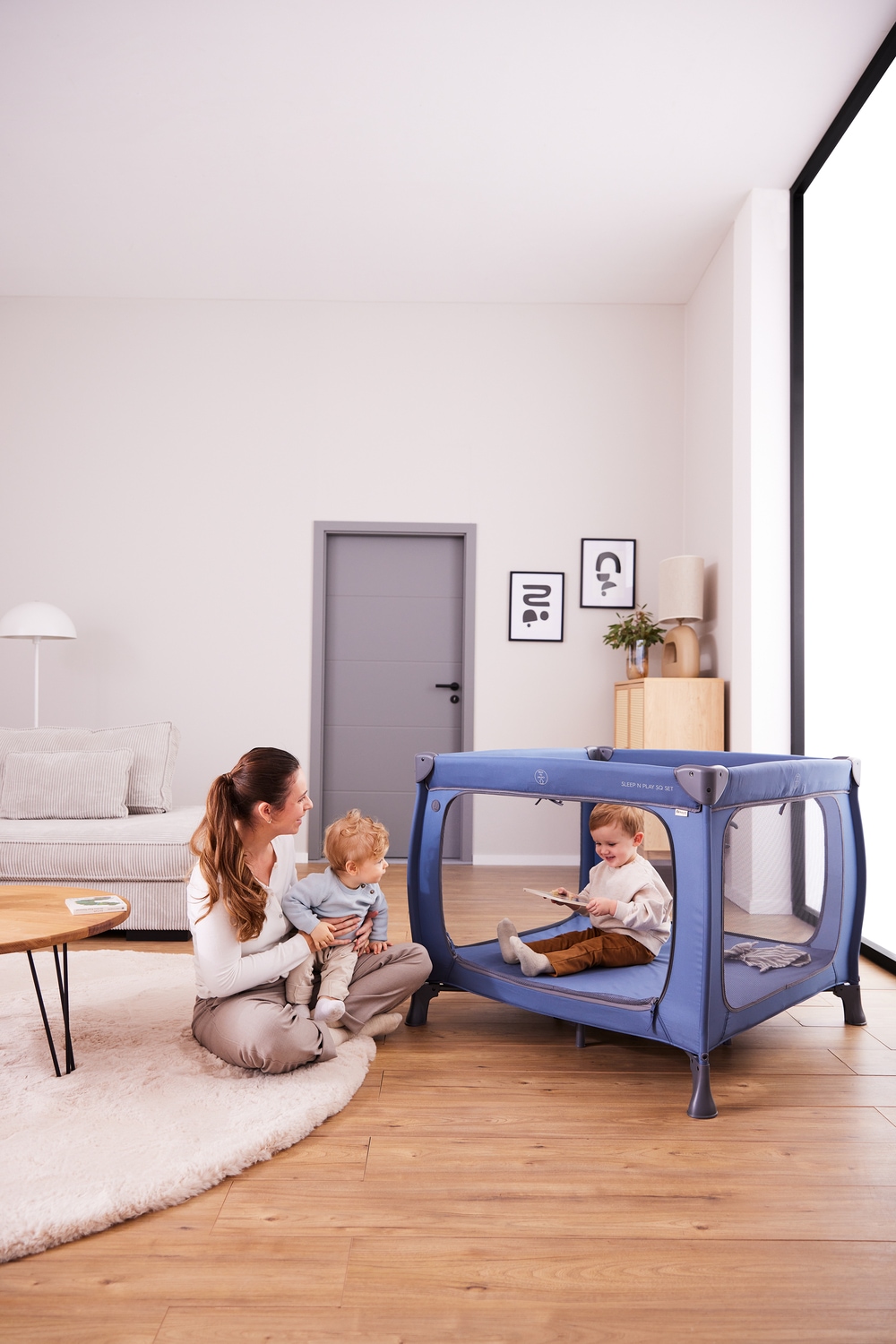 Hauck Baby-Reisebett »Sleep N Play SQ, Set dark blue«, inklusive Schaumstoff-Matratze