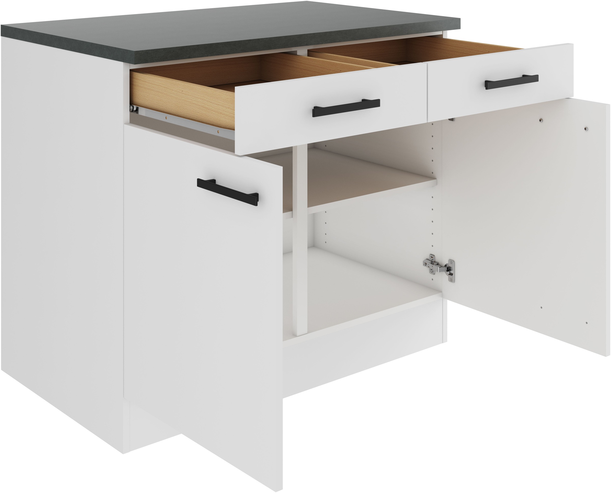 OPTIFIT Unterschrank »Palma«, Breite 100 cm, mit 2 Türen und 2 Schubkästen