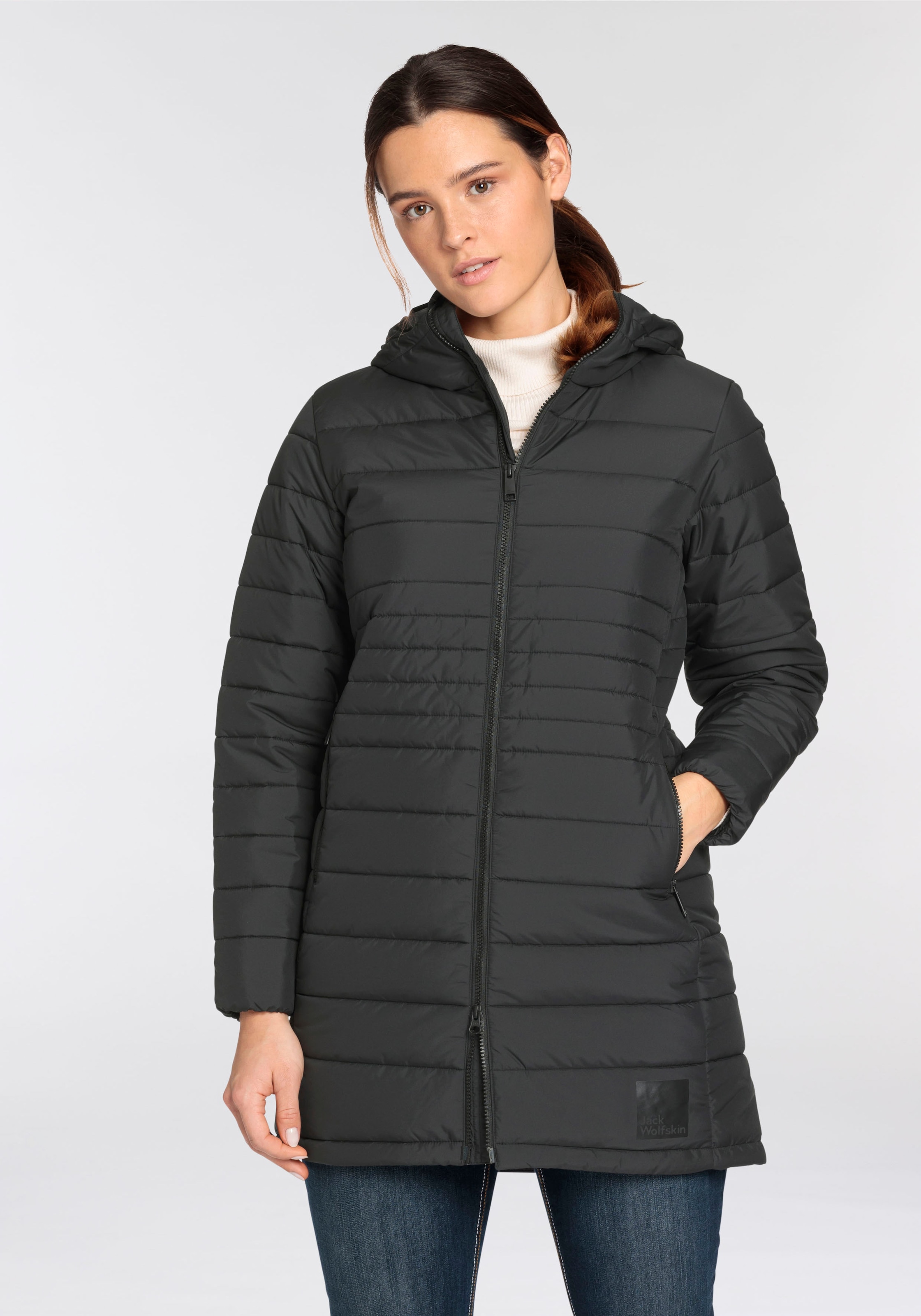Jack Wolfskin Steppjacke »LUBEENA«, Übergangsjacke Windabweisend, Atmungsaktiv & Schnell trocknend