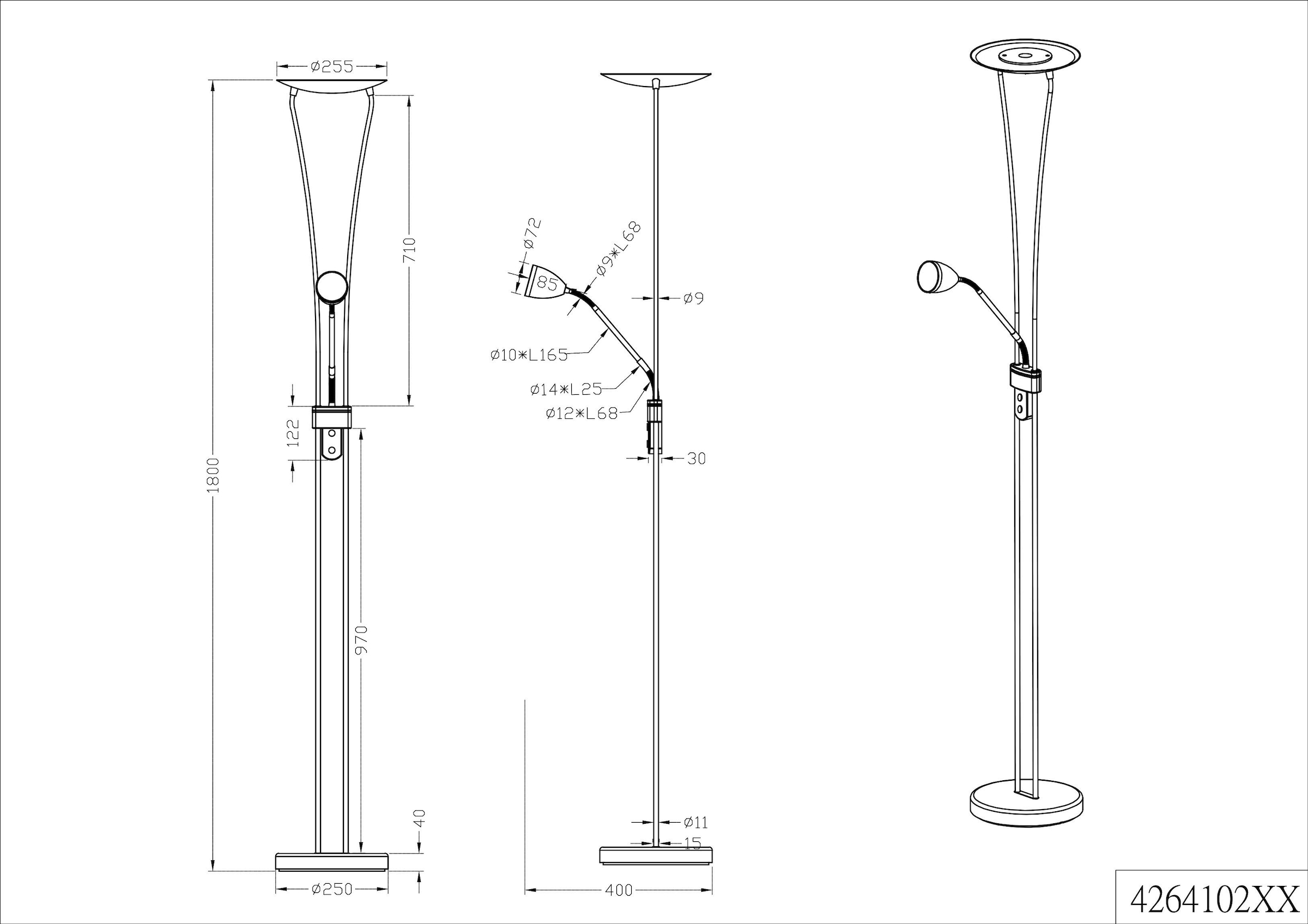 TRIO Leuchten LED | Deckenfluter, Garantie XXL mit 2 3 flammig-flammig kaufen Jahren online