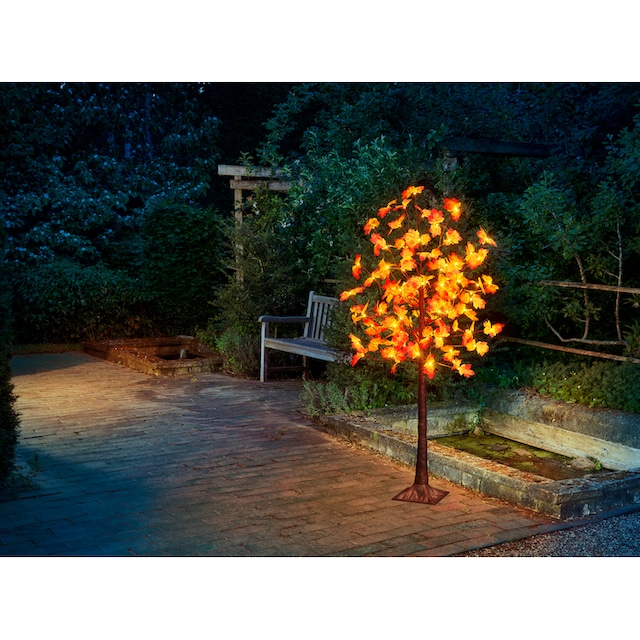 BONETTI LED Baum »Weihnachtsdeko«, 96 flammig-flammig, Beleuchteter Deko- Herbstbaum mit Ahornblättern online kaufen | mit 3 Jahren XXL Garantie