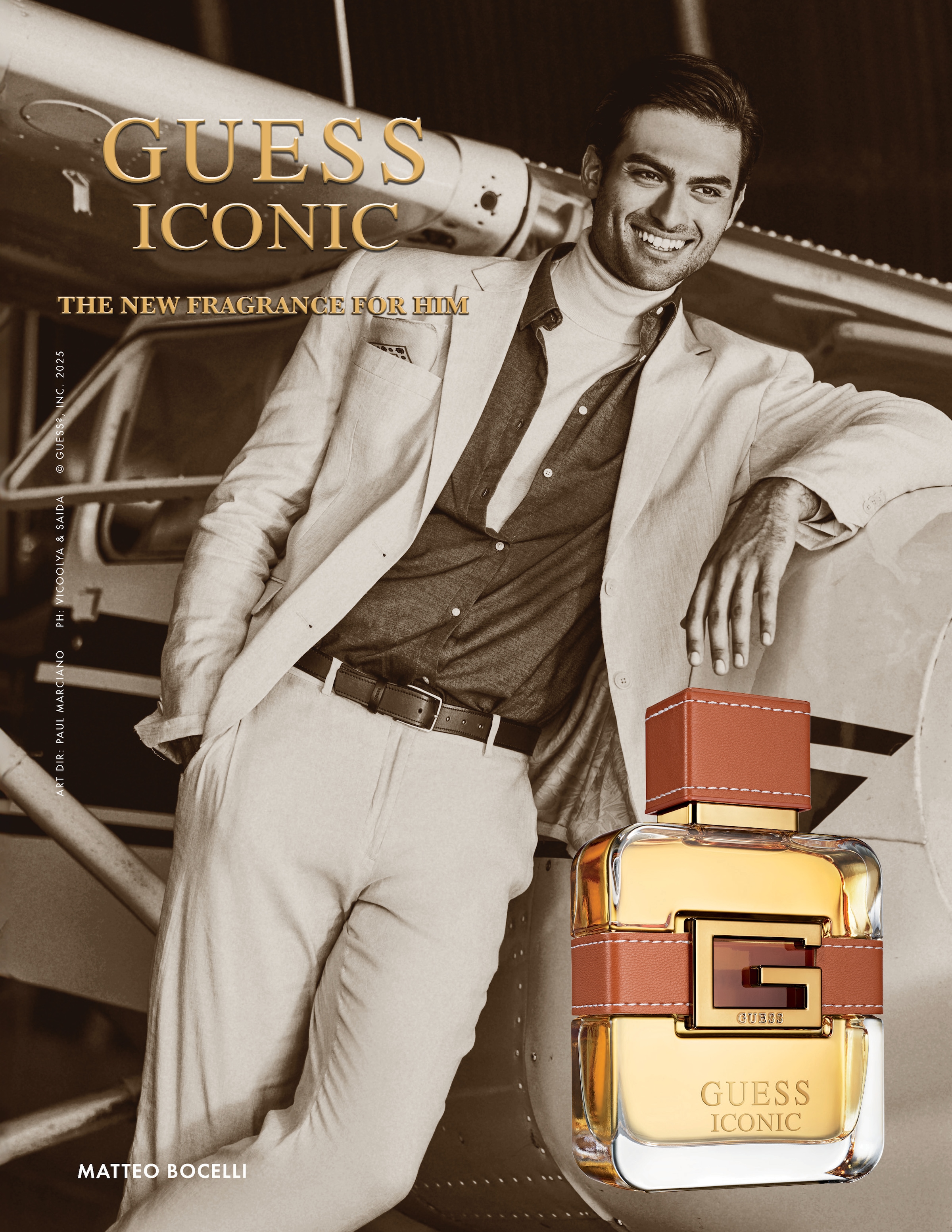 Guess Eau de Parfum »ICONIC FOR MEN EDP« aromatisch-fougère Komposition, mit Vetiver