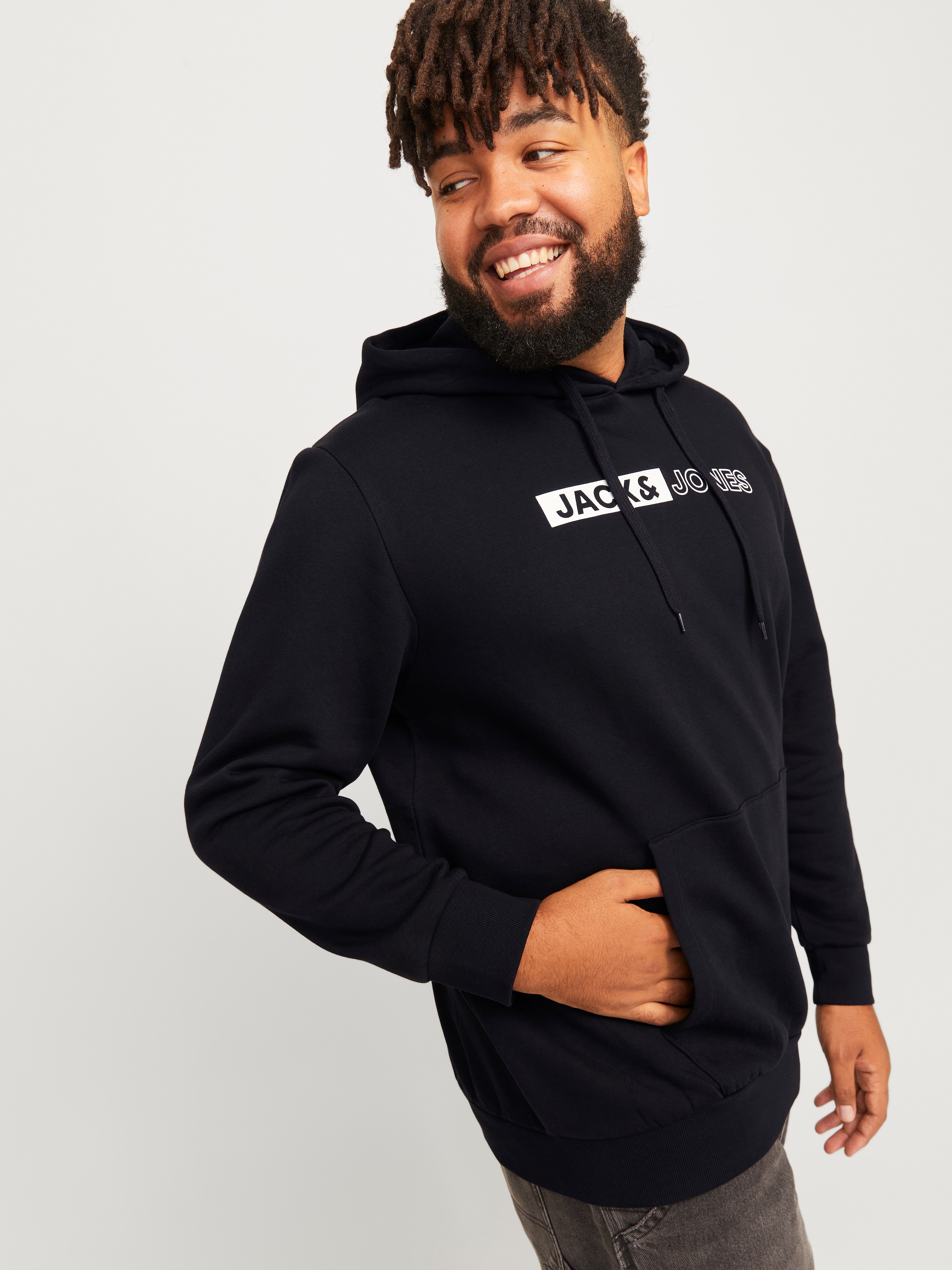 Jack & Jones PlusSize Hoodie »JJECORP LOGO SWEAT HOOD PLAY NOOS PLS«
