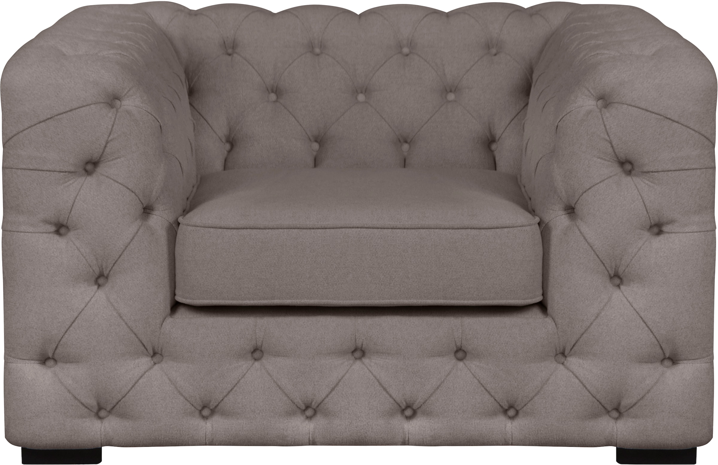 Chesterfield-Sessel »Kalina Sessel«, mit klassischer Chesterfield-Knopfheftung, sehr...