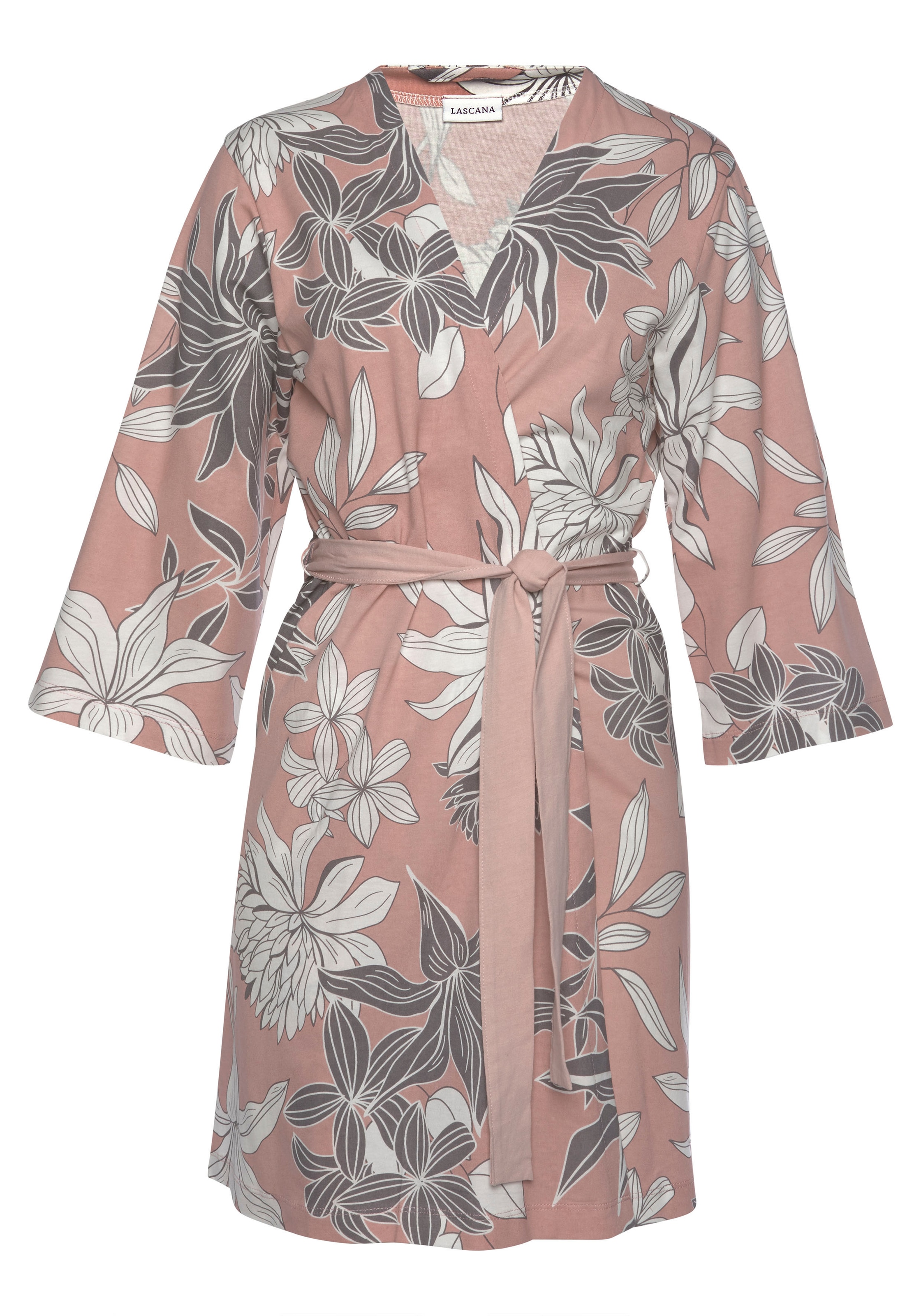 LASCANA Kimono, mit floralem Druck