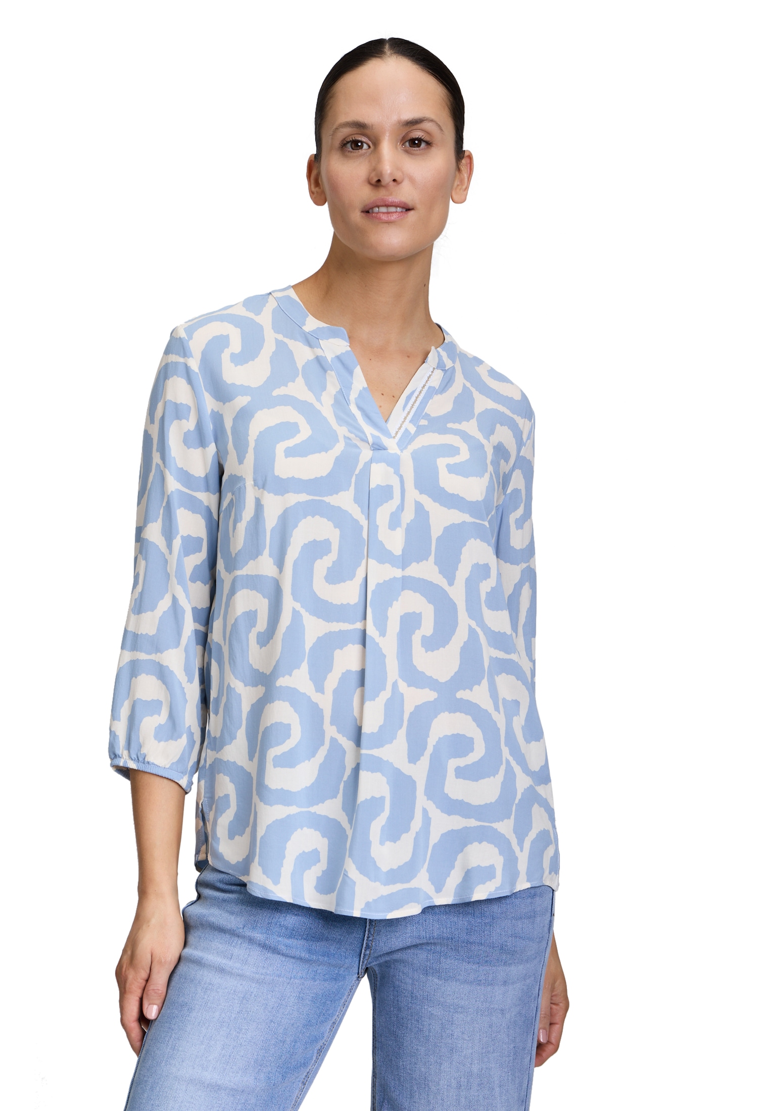 Cartoon Klassische Bluse »Blusenshirt mit Muster«
