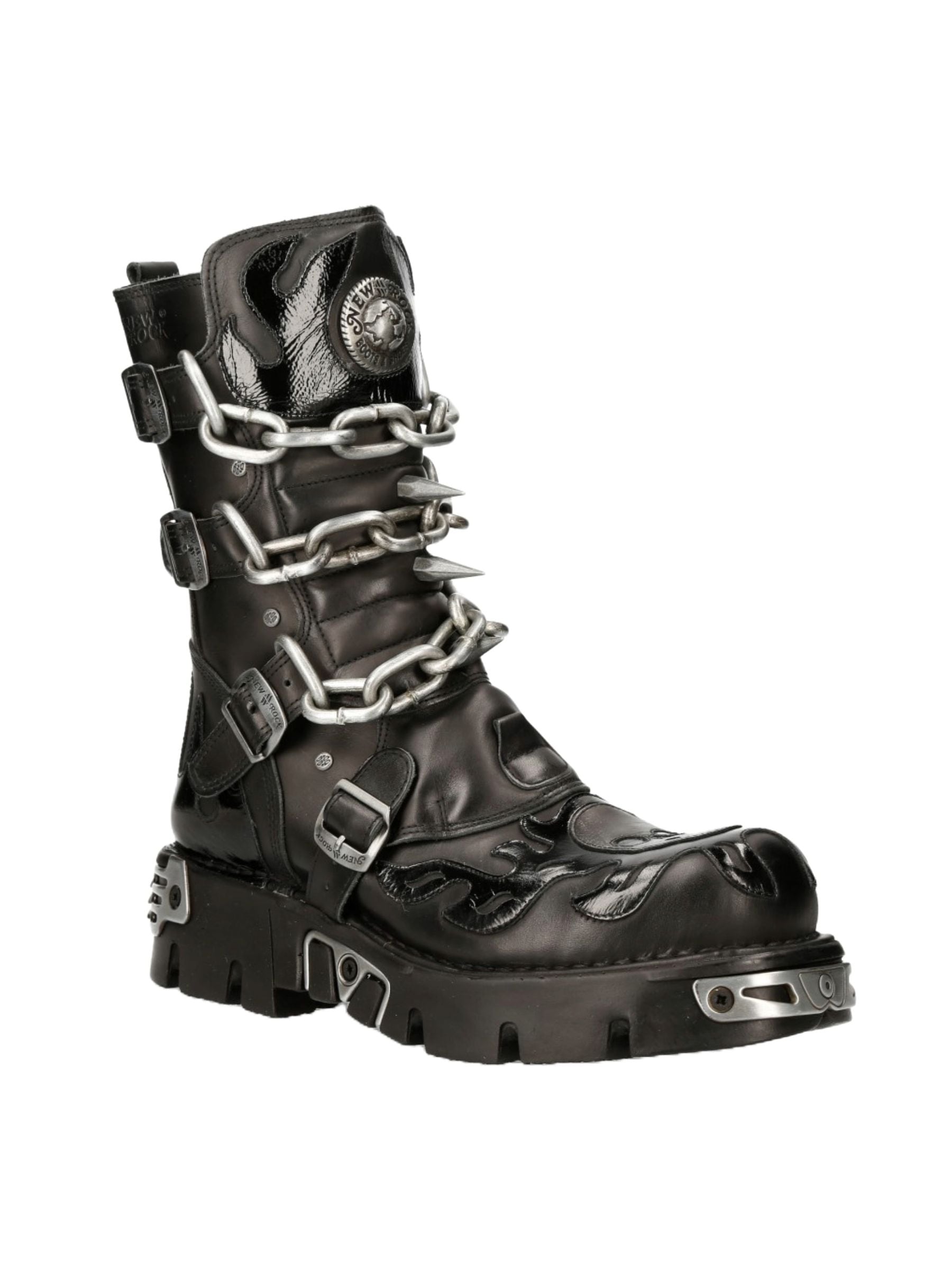 NEW ROCK Bikerboots »Plateau Biker Boots M-727-S5«  Handgefertigt, Made in Spain