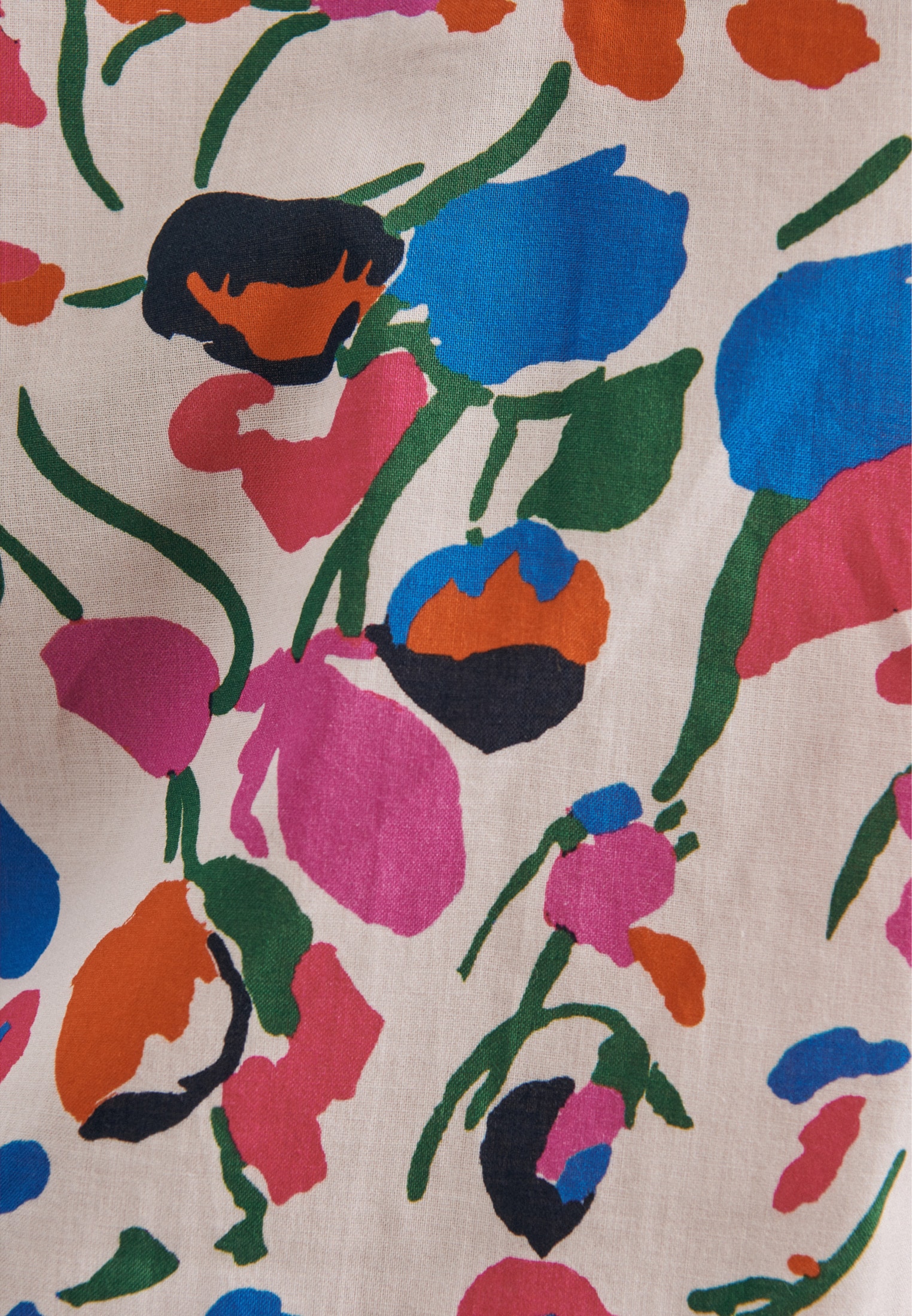 seidensticker Schlupfbluse »Schwarze Rose«, Langarm V-Neck Floral