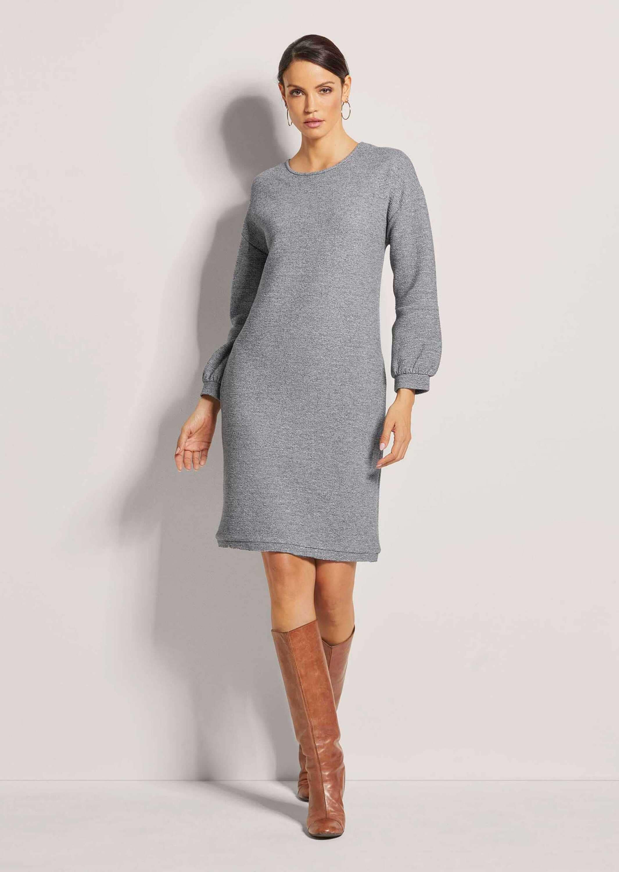 MADELEINE Sommerkleid »Kleid Lässiges Rundhals-Kleid mit Taschen«