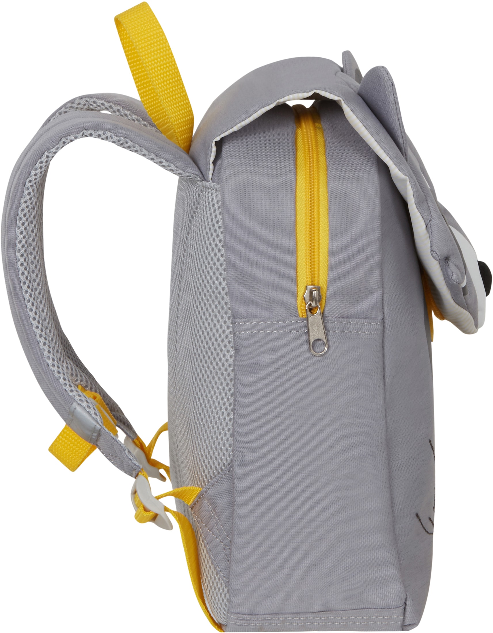 Samsonite Kinderrucksack »Happy Sammies ECO, Racoon Remy, S«, reflektierende Details, Kindergartenrucksack Kinderfreizeitrucksack Kinder-Backpack