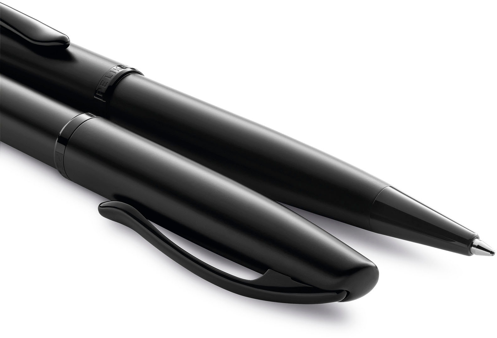 Pelikan Füllhalter »Jazz® Noble Elegance, carbon schwarz«, (Set), mit Kugelschreiber