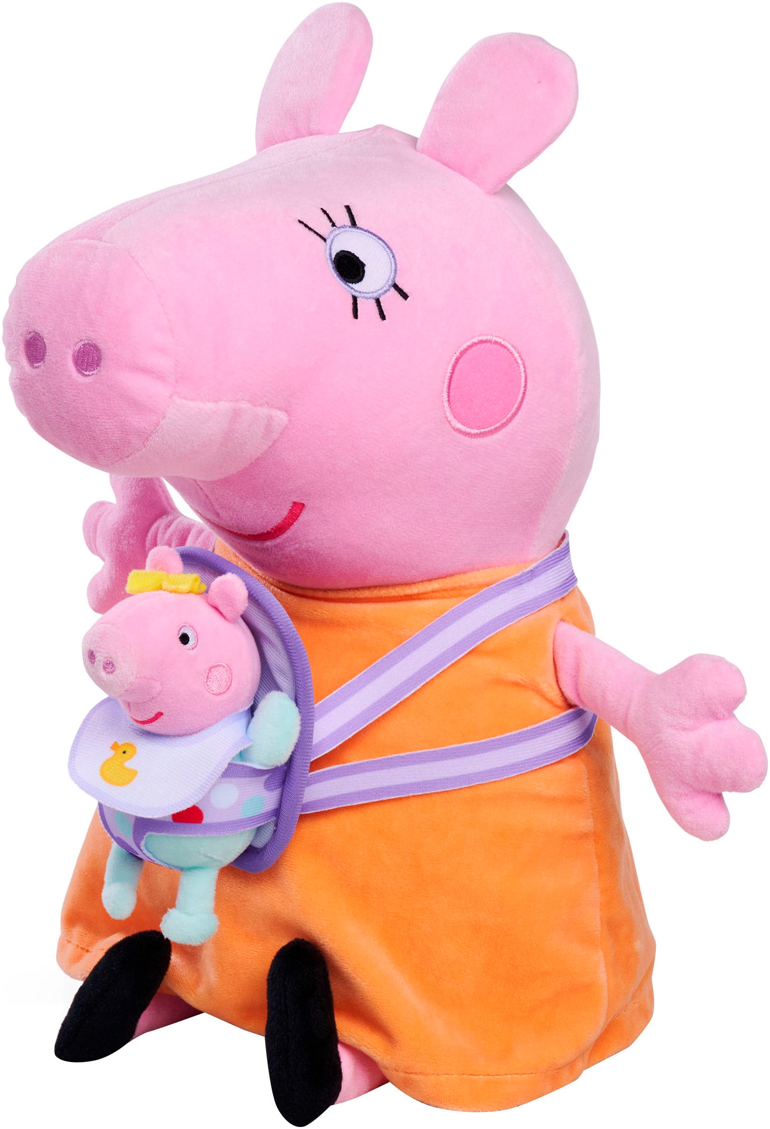SIMBA Plüschfigur »Peppa Pig - Mama Wutz mit Evie, 33 cm«