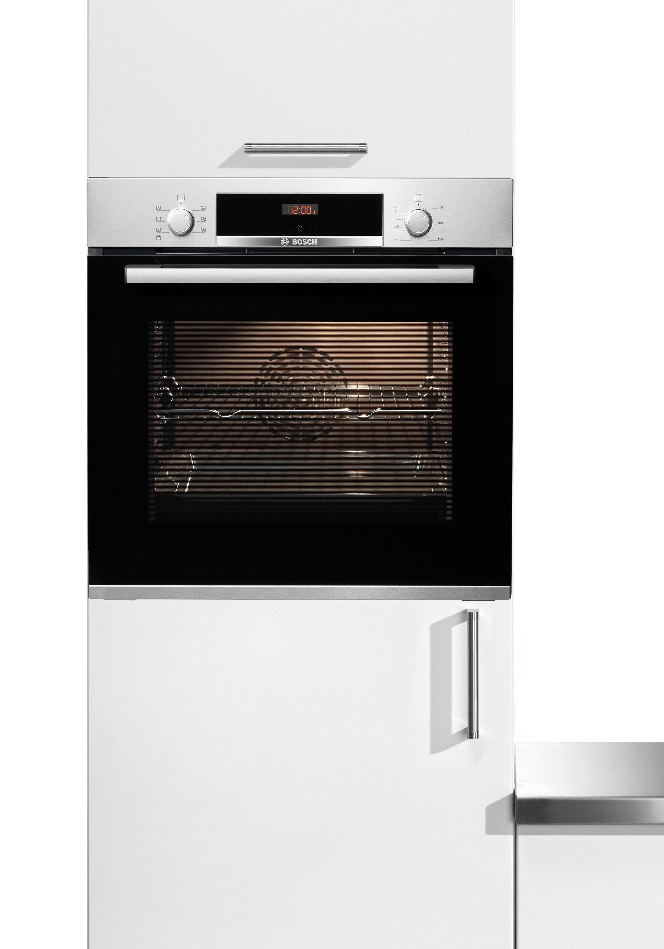 BOSCH Einbaubackofen 4 »HBA533BS1«, mit Teleskopauszug nachrüstbar, ecoClean Direct