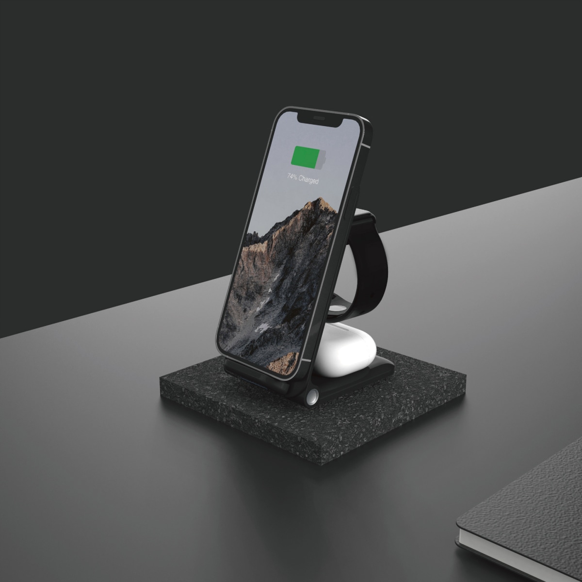 Vinnic Wireless Charger »TRIVOR 3-in-1 Travel Wireless Charging Dock«