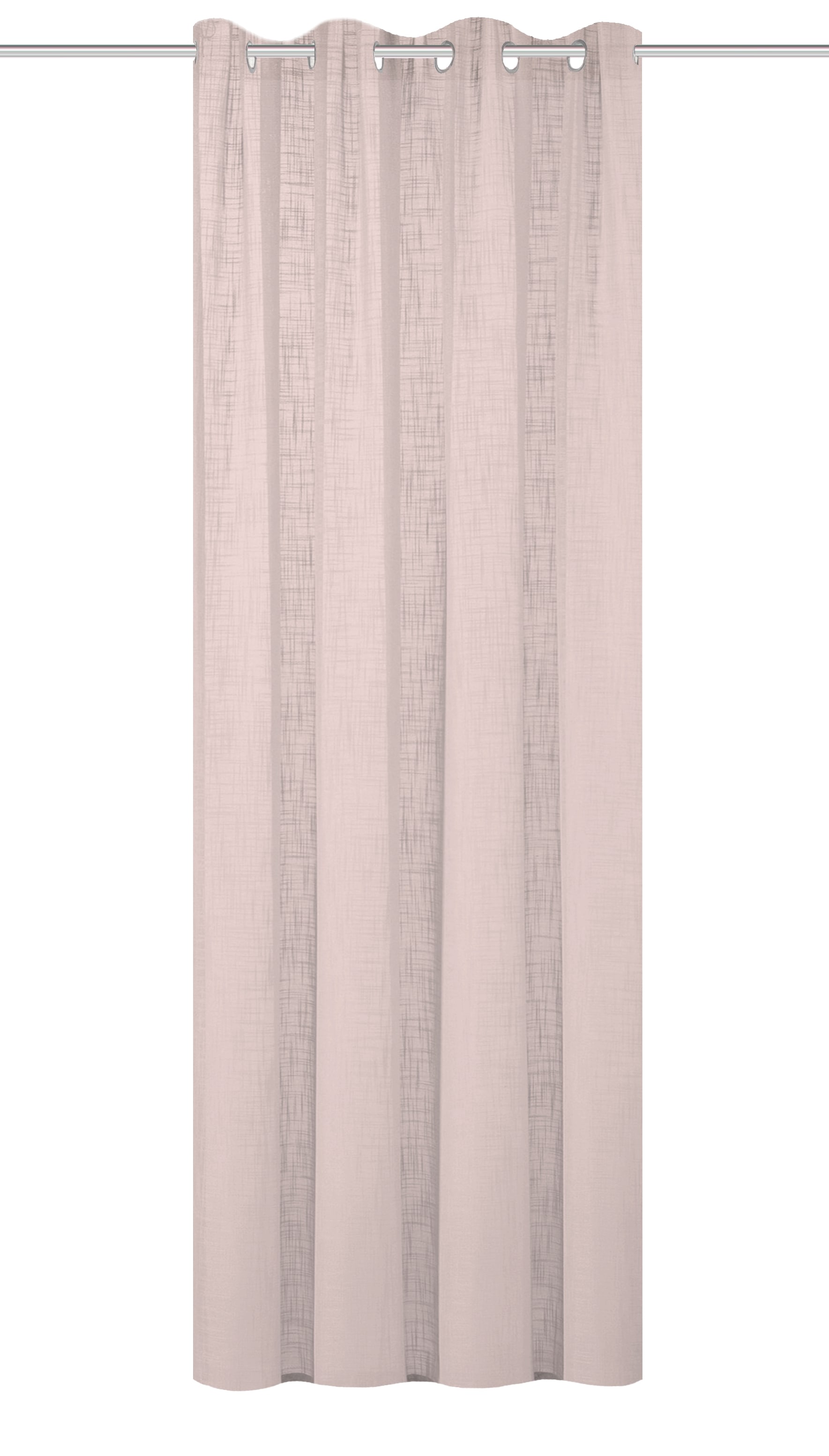 Home Basics Gardine »SOFTY« Ösen 1 Stk. tlg. Ösenschal Leinenstruktur SOFT