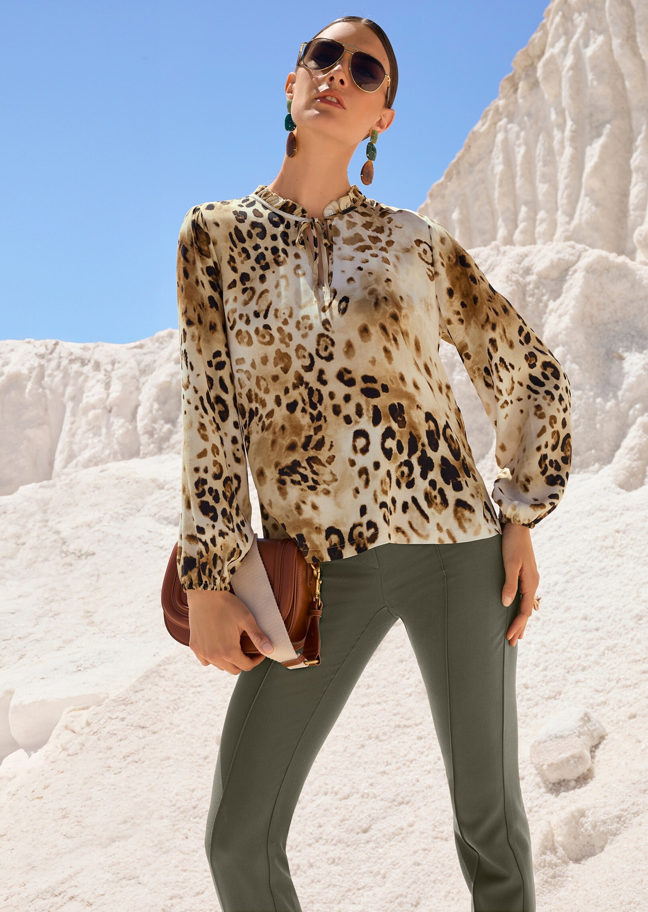 MADELEINE Stoffhose »Schlupfhose Slim Fit Stretchhose mit Biesen«