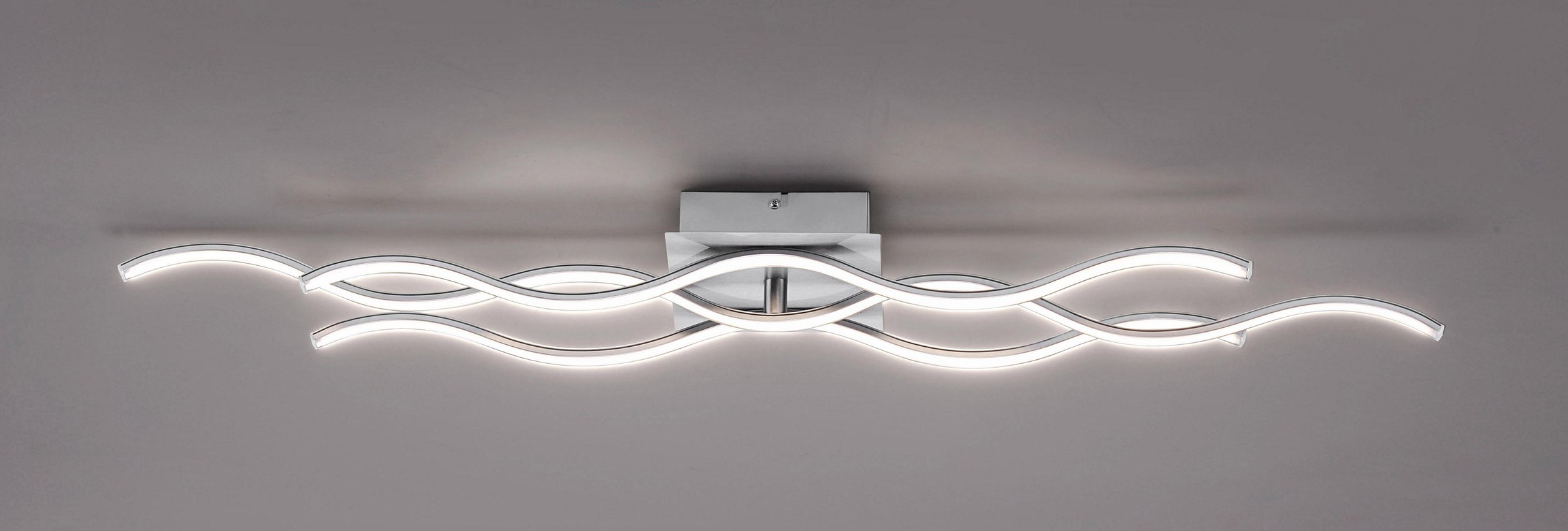 JUST LIGHT Deckenleuchte »WELLA«, 1 flammig, Leuchtmittel LED-Board | LED fest integriert, inklusive festverbautem LEDLeuchtmittel