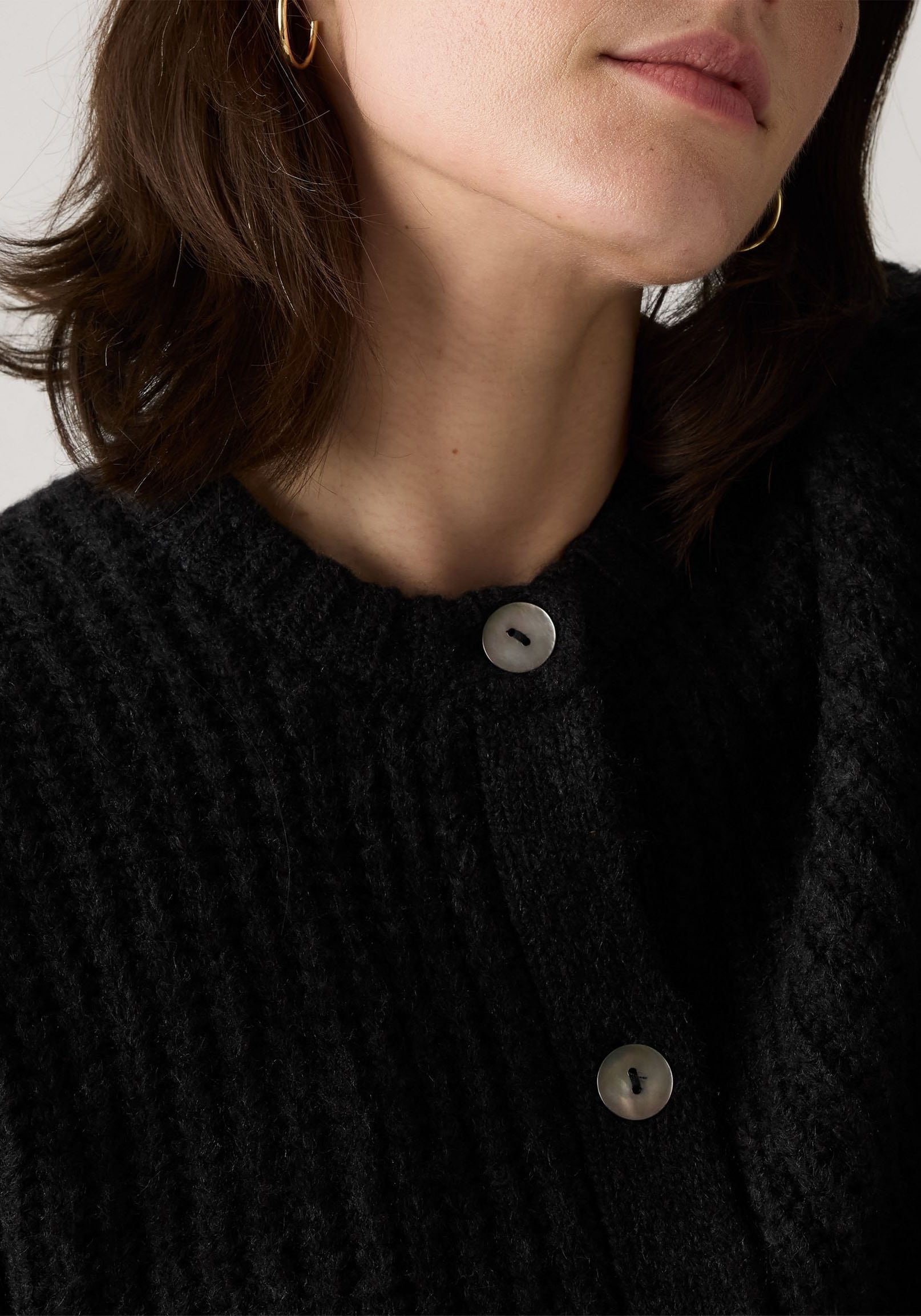 Levi's® Strickjacke Wärmender, pflegeleichter Materialmix