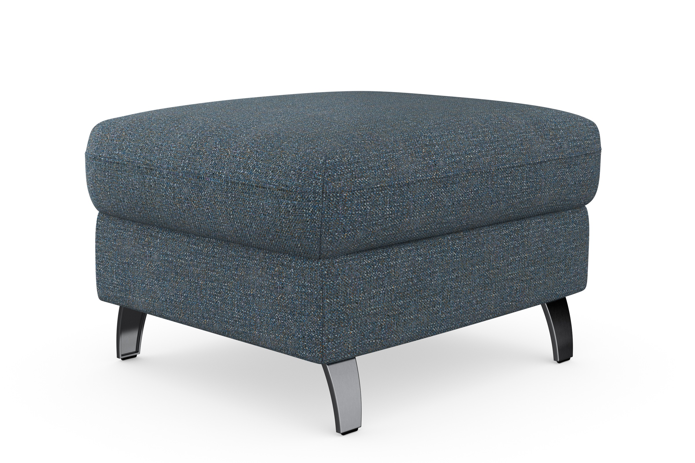 sit&more Stauraumhocker »Grenoble«, mit Stauraum und satinierten Füßen