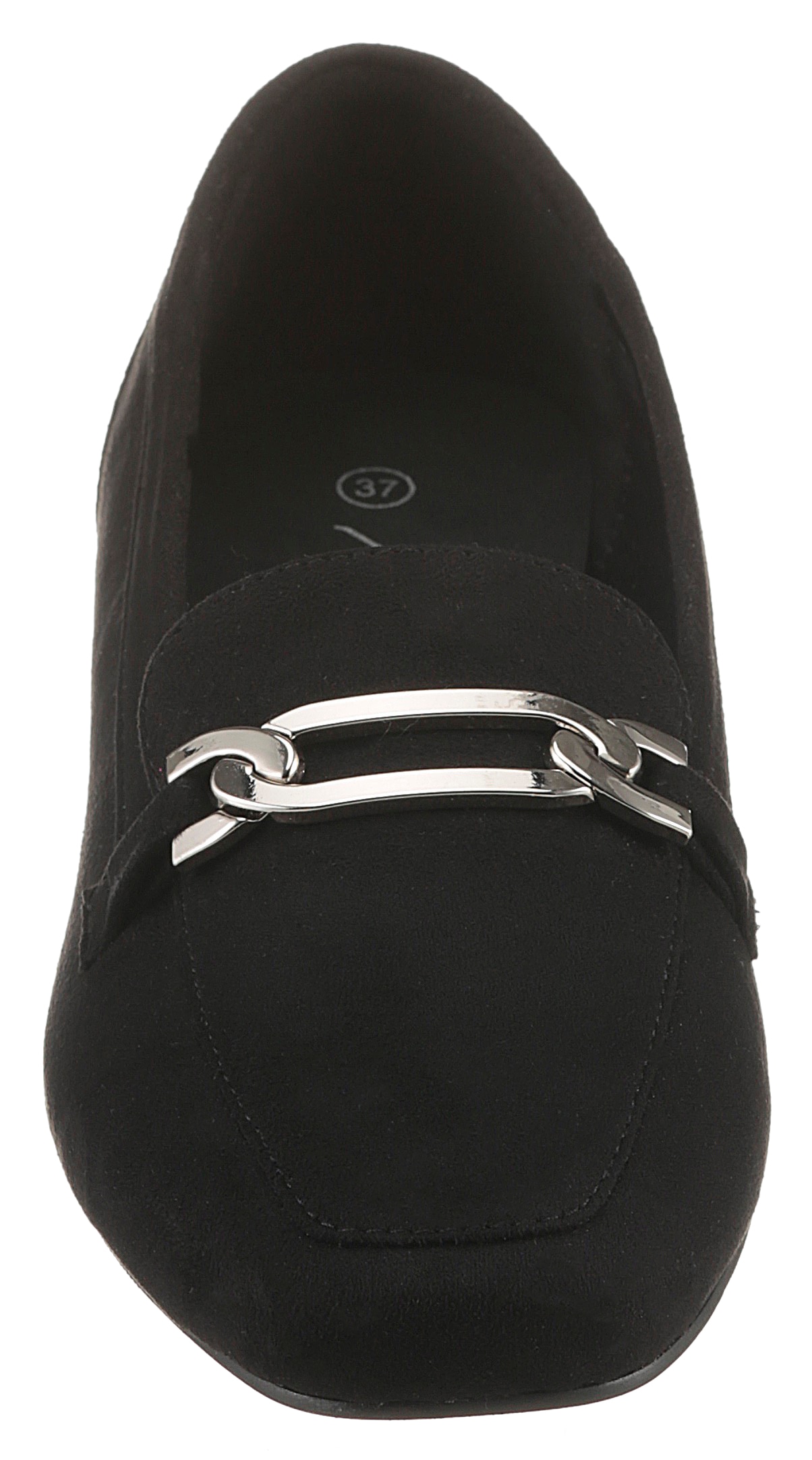 Aniston SHOES Loafer, Slipper, Schlupfschuh, Flat, Schmuckspange - NEUE KOLLEKTION