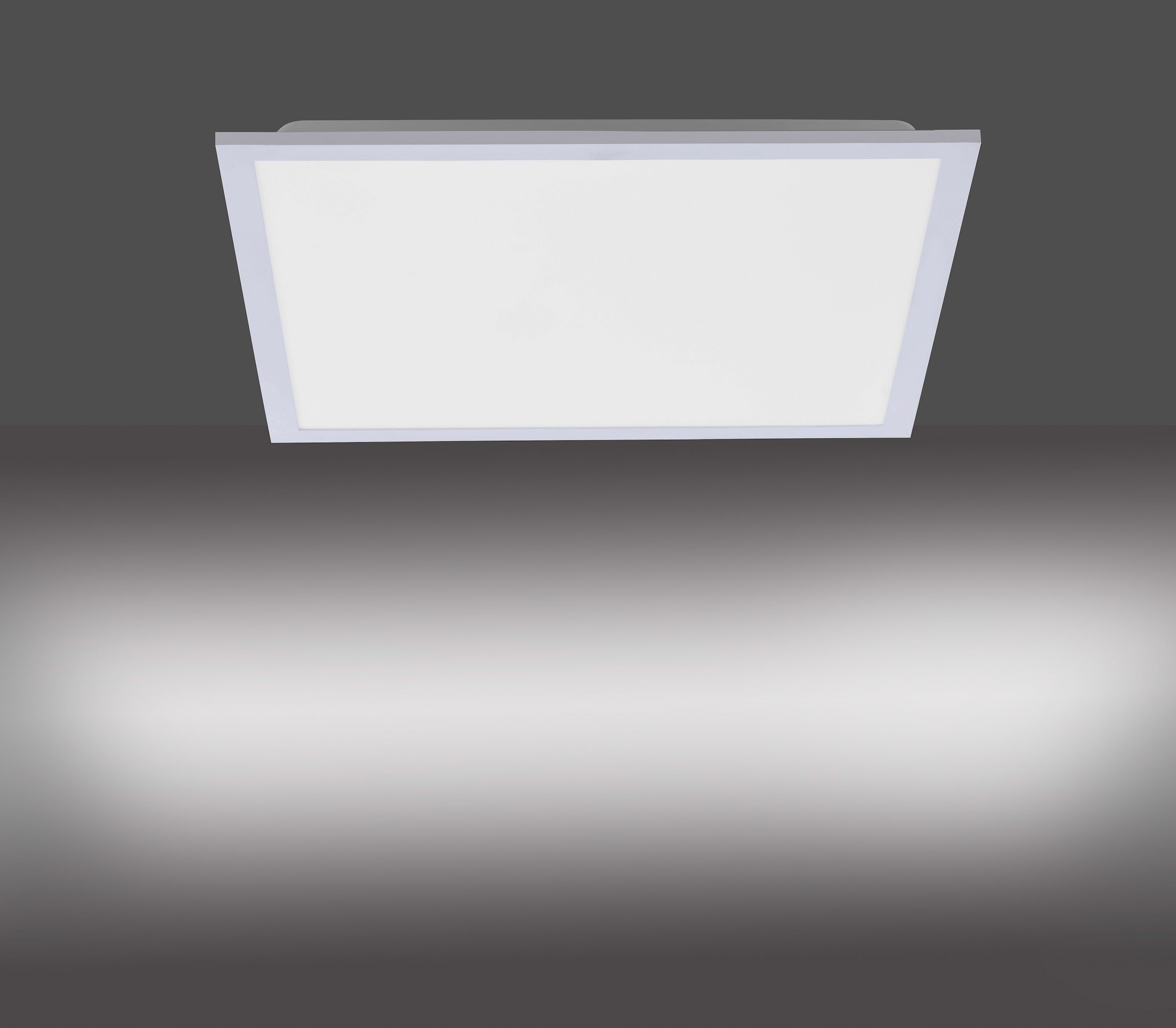 JUST LIGHT LED Panel »FLAT«, 1 flammig-flammig, LED Deckenleuchte, LED Deckenlampe