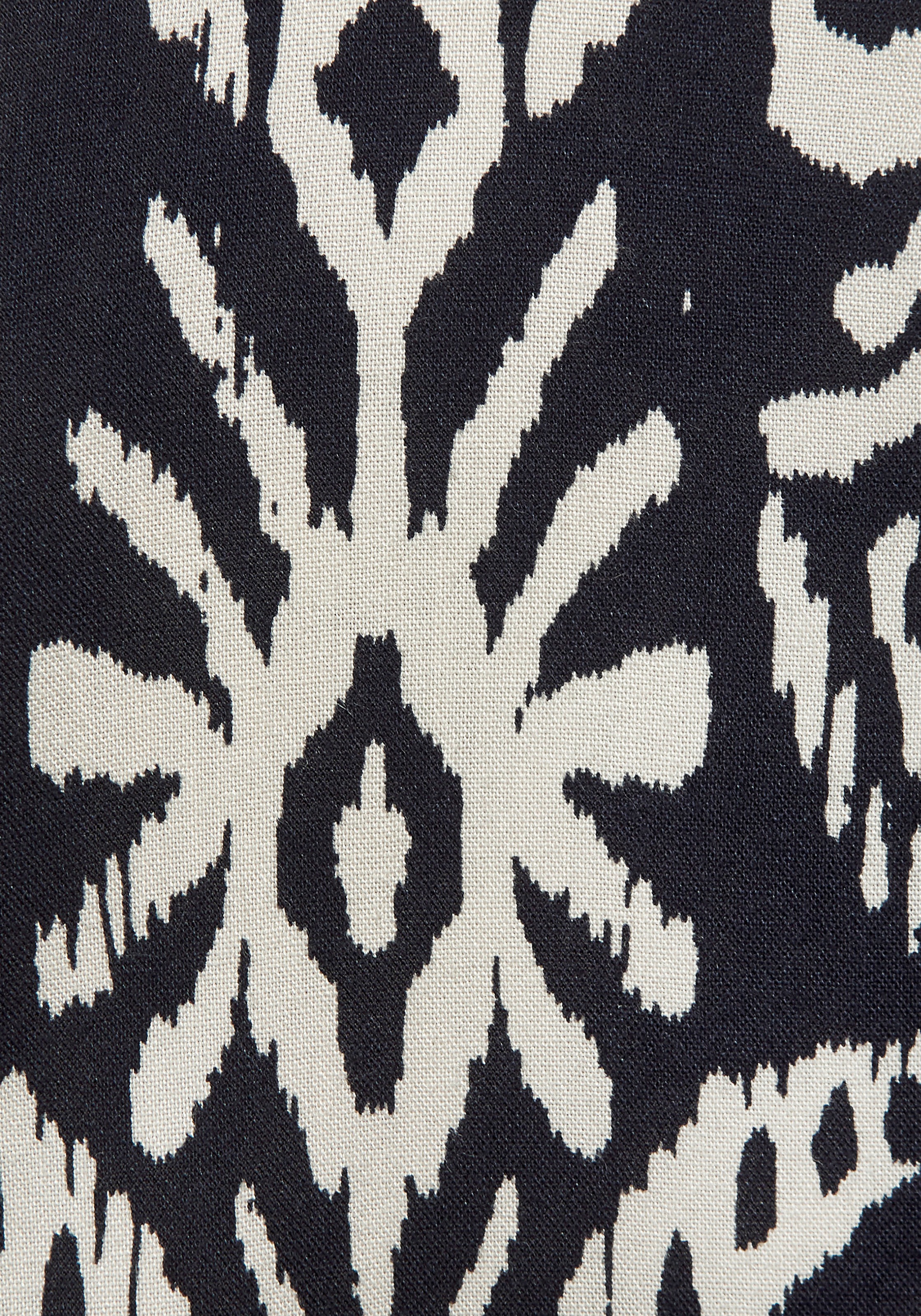 Vivance Blusentop, mit V-Ausschnitt und Ethnomuster, Boho-Style, Blusenshirt, Damenbluse