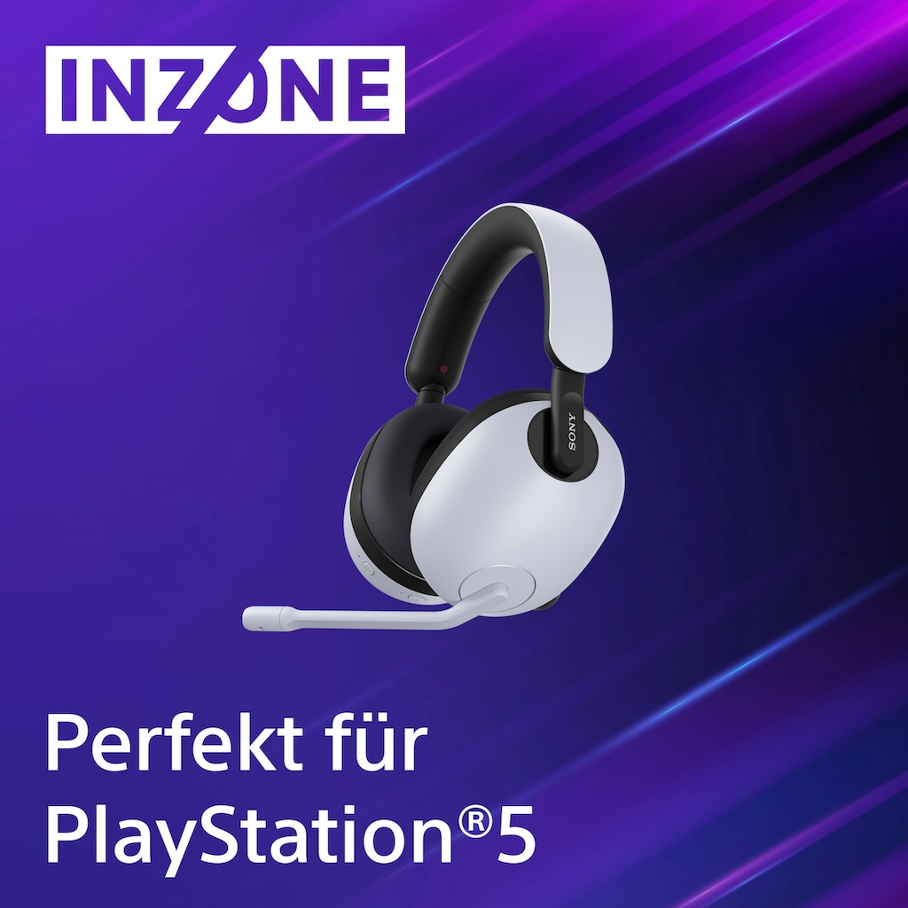 Sony Gaming-Headset »INZONE H7«, Bluetooth-Wireless, Rauschunterdrückung-LED Ladestandsanzeige-Quick Attention Modus