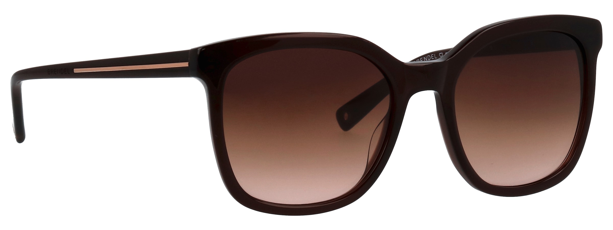 BRENDEL eyewear Sonnenbrille »Modell 906207« Form Karree/Eckig, Logoschriftzug auf Bügel, Kunststofffassung