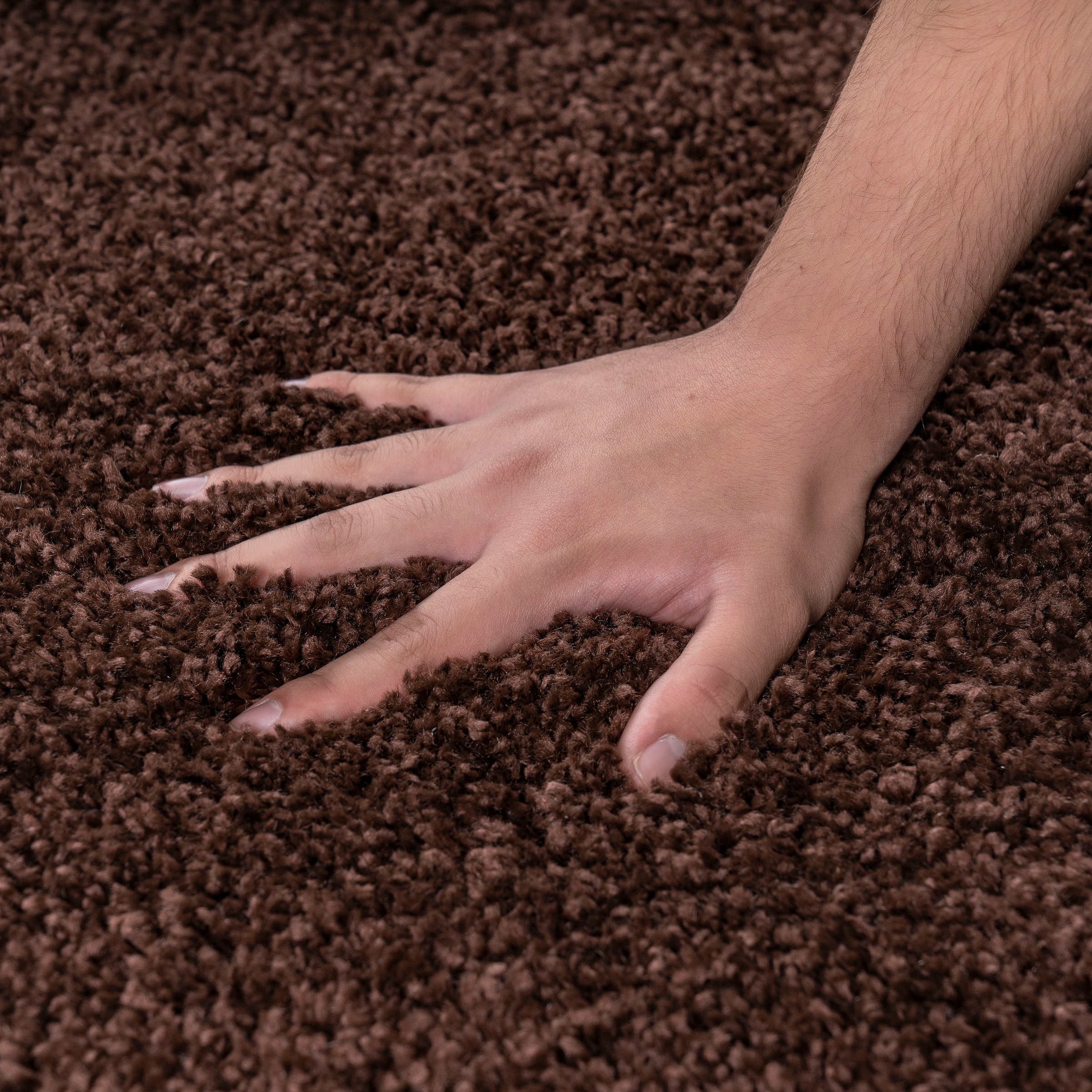 Home affaire Hochflor-Teppich »Viva«, rechteckig, 45 mm Höhe, Uni Farben, einfarbig, besonders weich und kuschelig