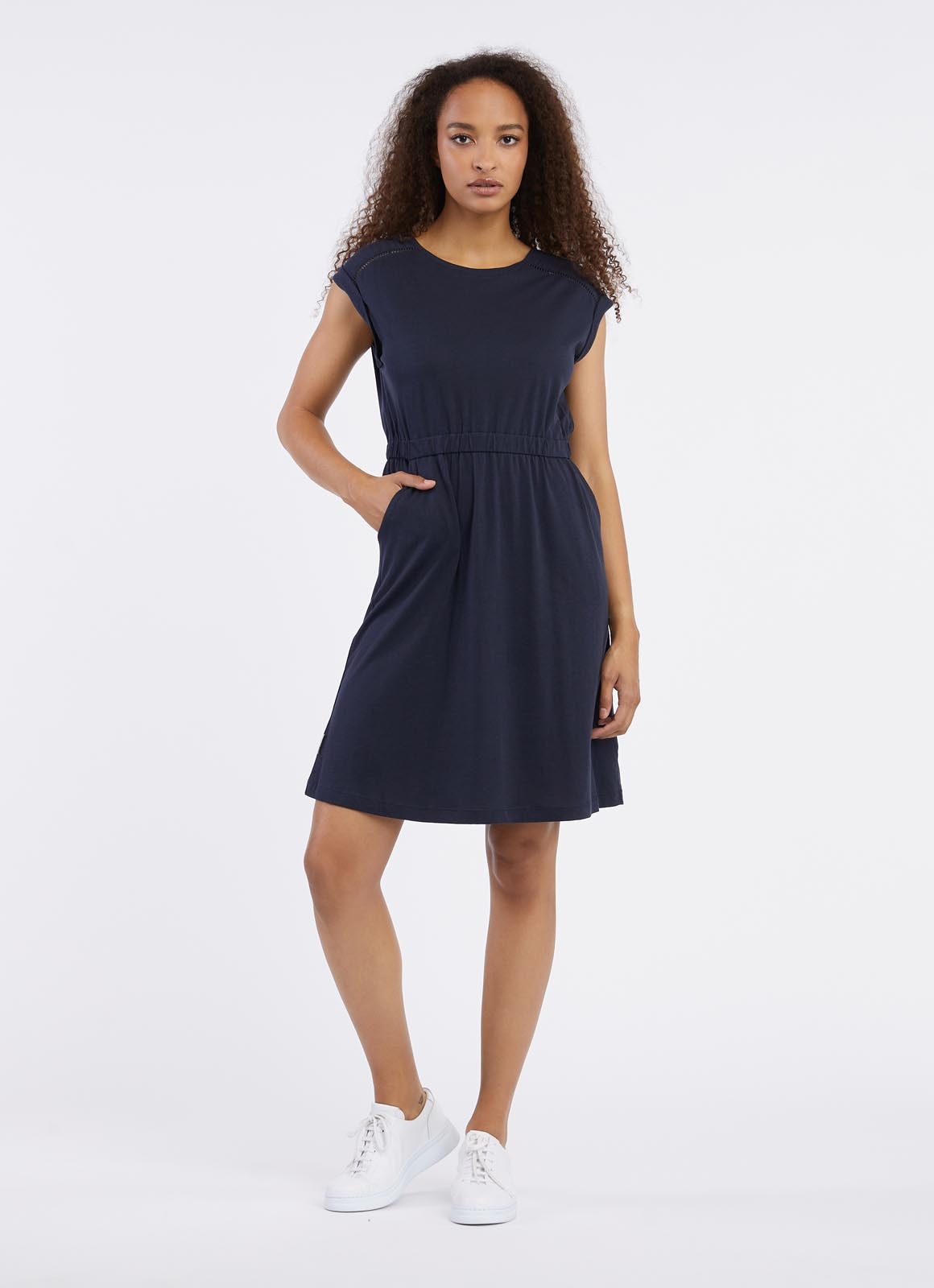 Ragwear Sommerkleid »FIMALA ORG«, mit elastischer Taille im Relax Fit