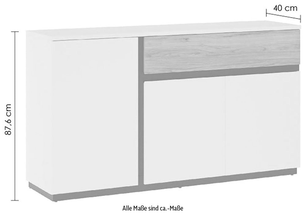 Home affaire Sideboard »Novena« Breite 155 cm