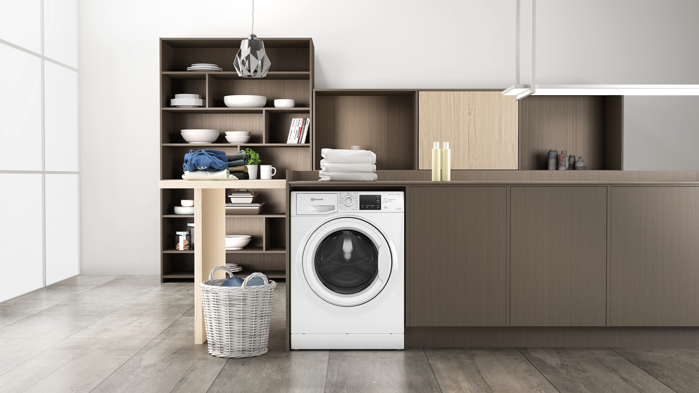 BAUKNECHT Waschtrockner »WT SUPER ECO 86 43 N« 8 kg /6 kg 75 dB(A)