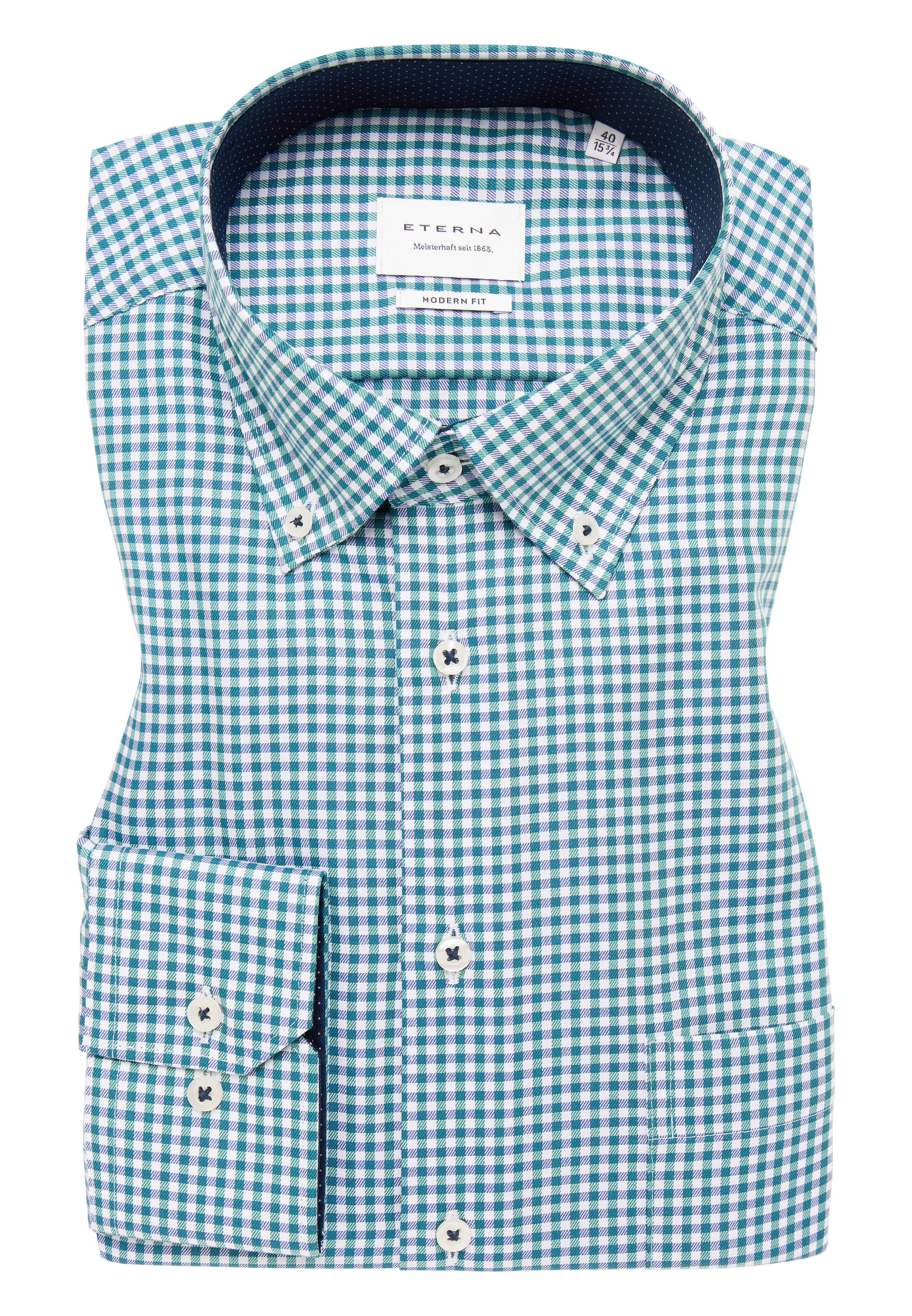 Eterna Langarmhemd »MODERN FIT«, NON IRON (bügelfrei)