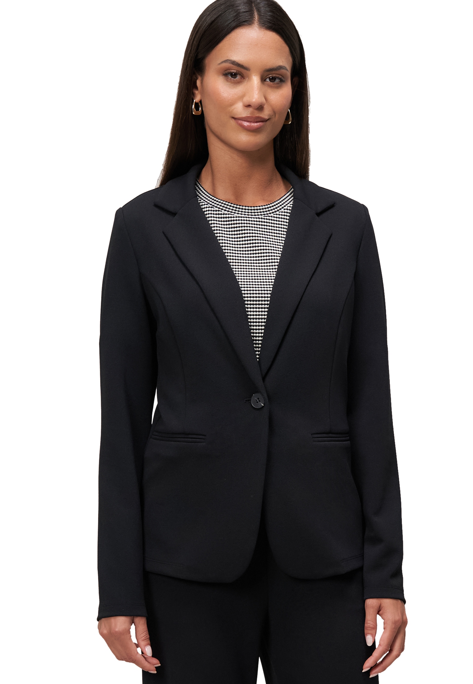 Zero Jackenblazer »Blazer mit Paspeltaschen«
