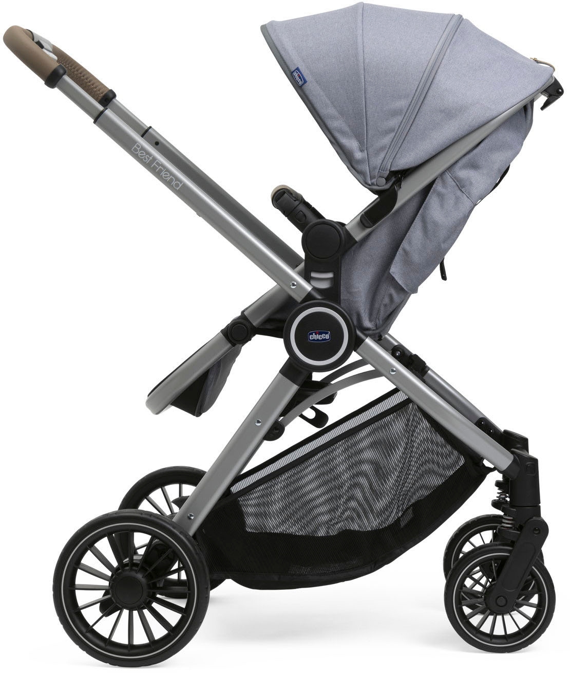 Chicco Sportbuggy »Buggy Best Friend Pro, magnet grey«, inklusive Regenschutz