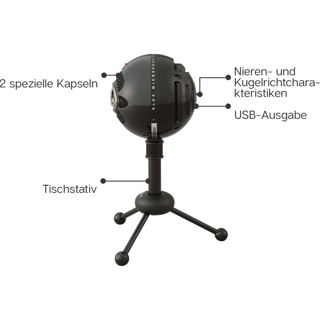 Blue Mikrofon »Snowball + A10 Headset Call of Duty Edition«, (1 tlg.)