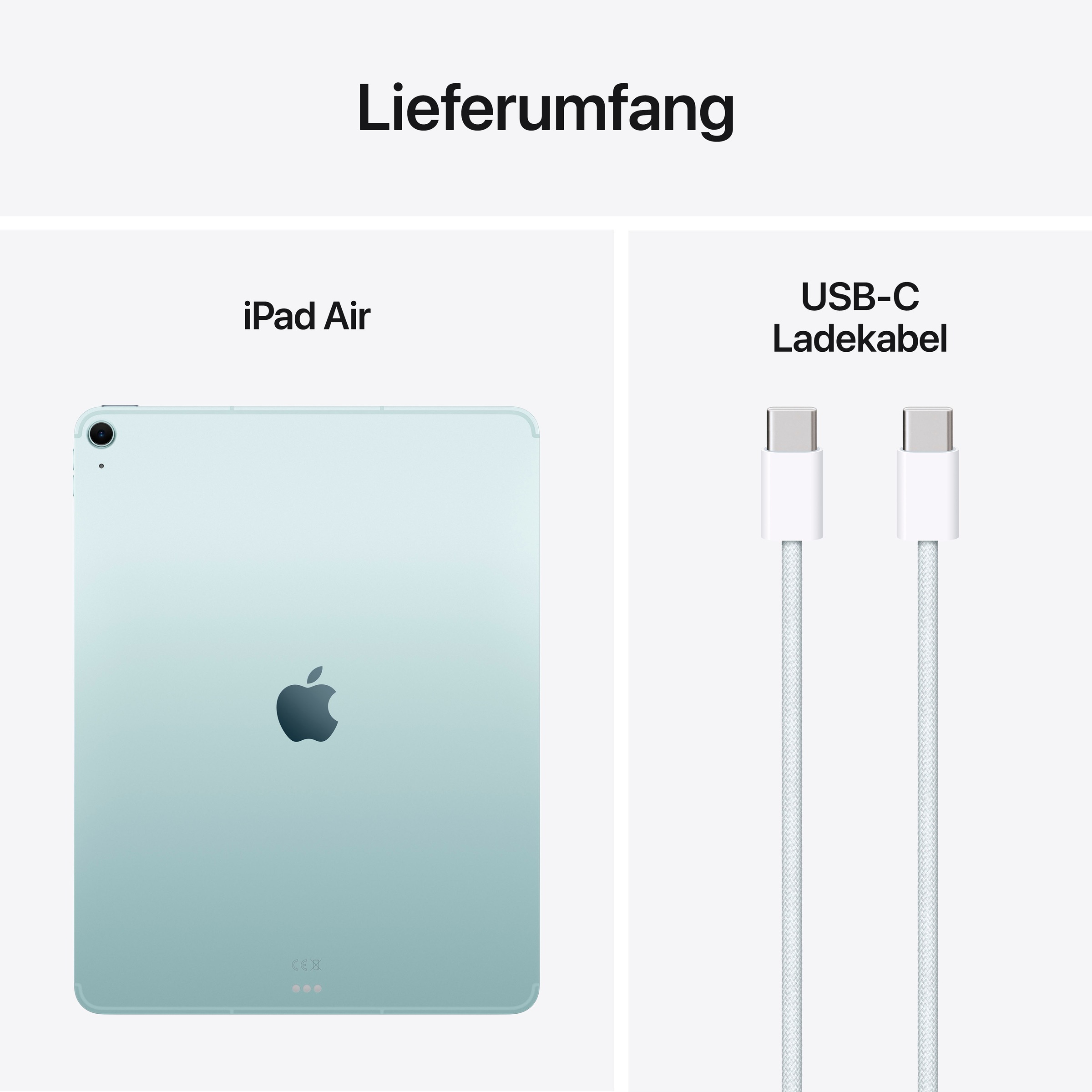 Apple Tablet »13" iPad Air Wi-Fi + Cellular (2025)«, (32,78 cm / 12,9 Zoll), iPadOS, 5G,)