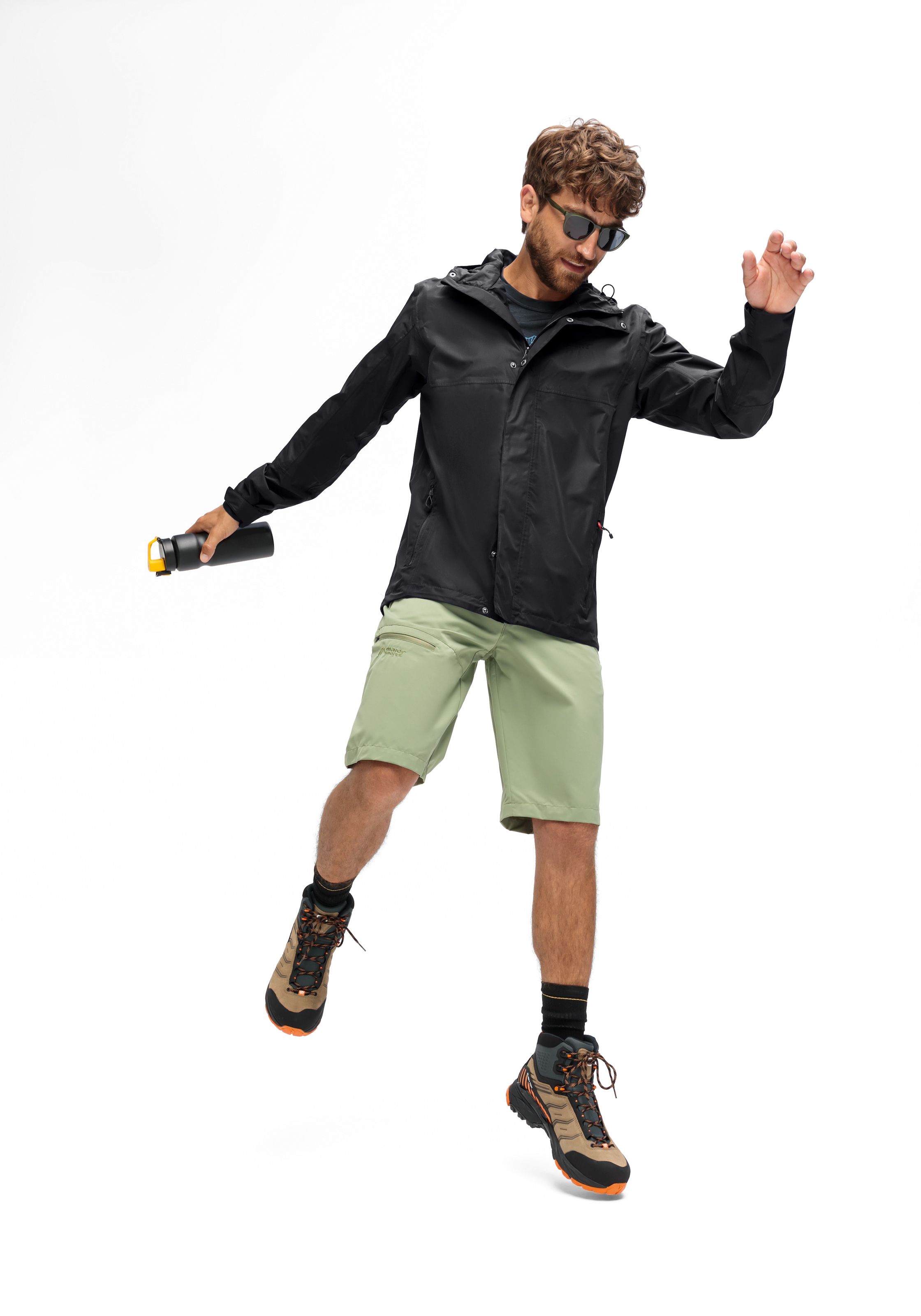 Maier Sports Outdoorjacke »Abbenstein M«, Herren Jacke wasserdicht, Funktionsjacke 2 Taschen außen + Innentasche
