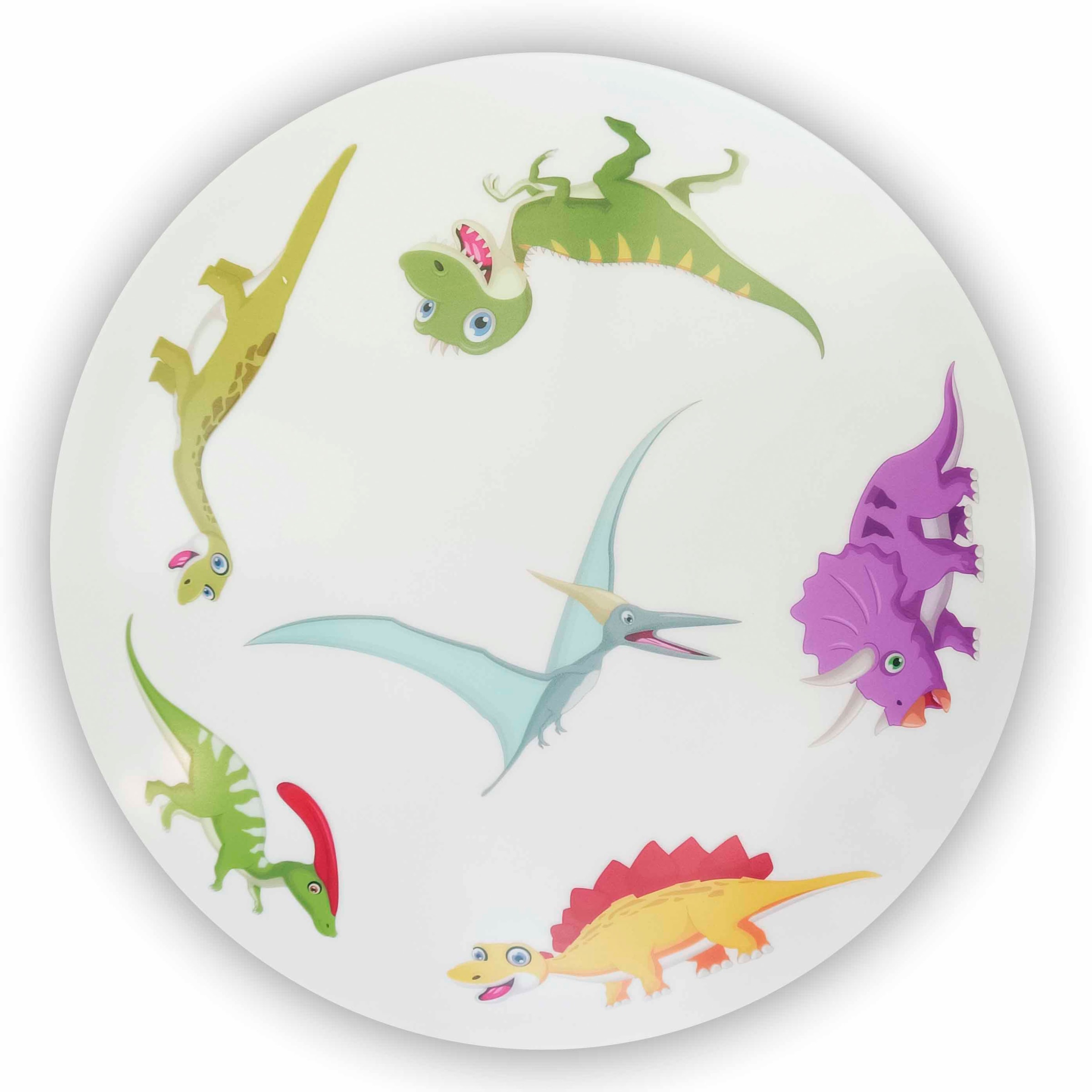 niermann Deckenleuchte »Deckenschale Dinos, Kinderlampen« E27 1 Stk. bruchsicherer Kunststoff,  Kinderzimmer