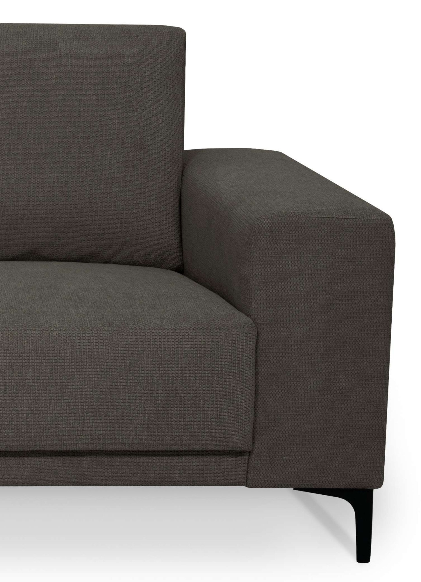 OTTO home Ecksofa »Xander, L-Form« Breite 280 cm, Soft-Touch Chenille, schwarze Metallfüße