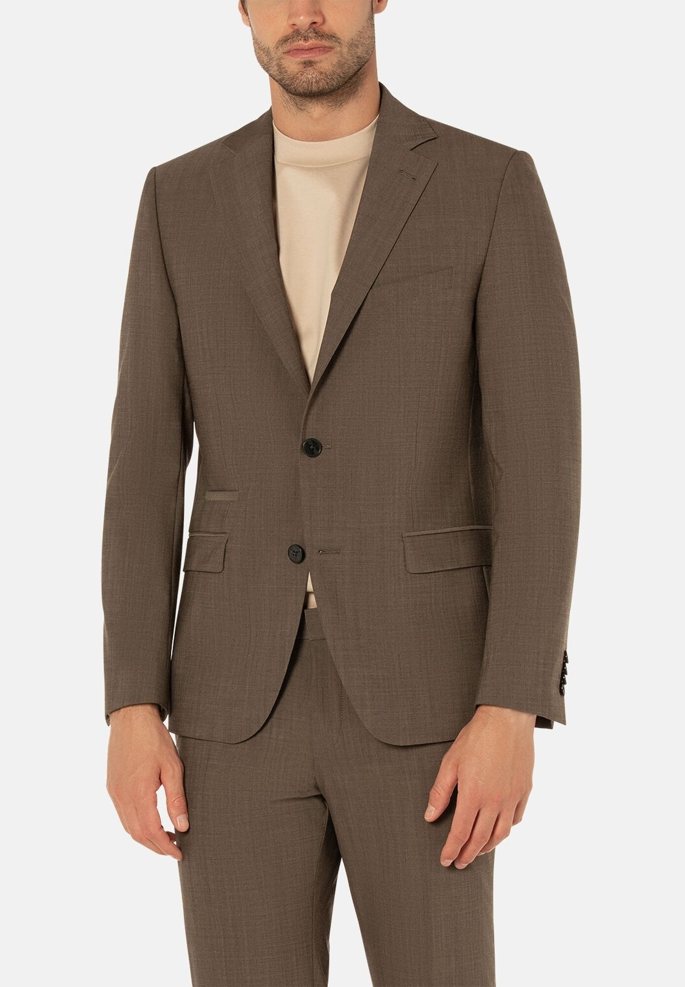 BENVENUTO. Anzug »SALVI Iago 360« 2 tlg. slim fit mit 4-Knopf-Manschette

