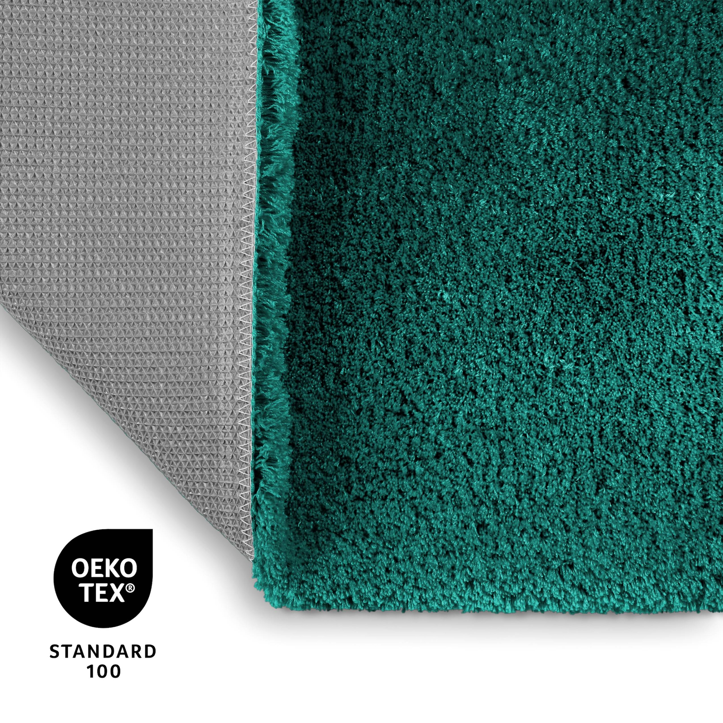 OTTO home Badematte »Kaarin« Höhe 30 mm rutschhemmend beschichtet schnell trocknend Badteppich, getuftet, flauschig, hochflor, große Farbauswahl