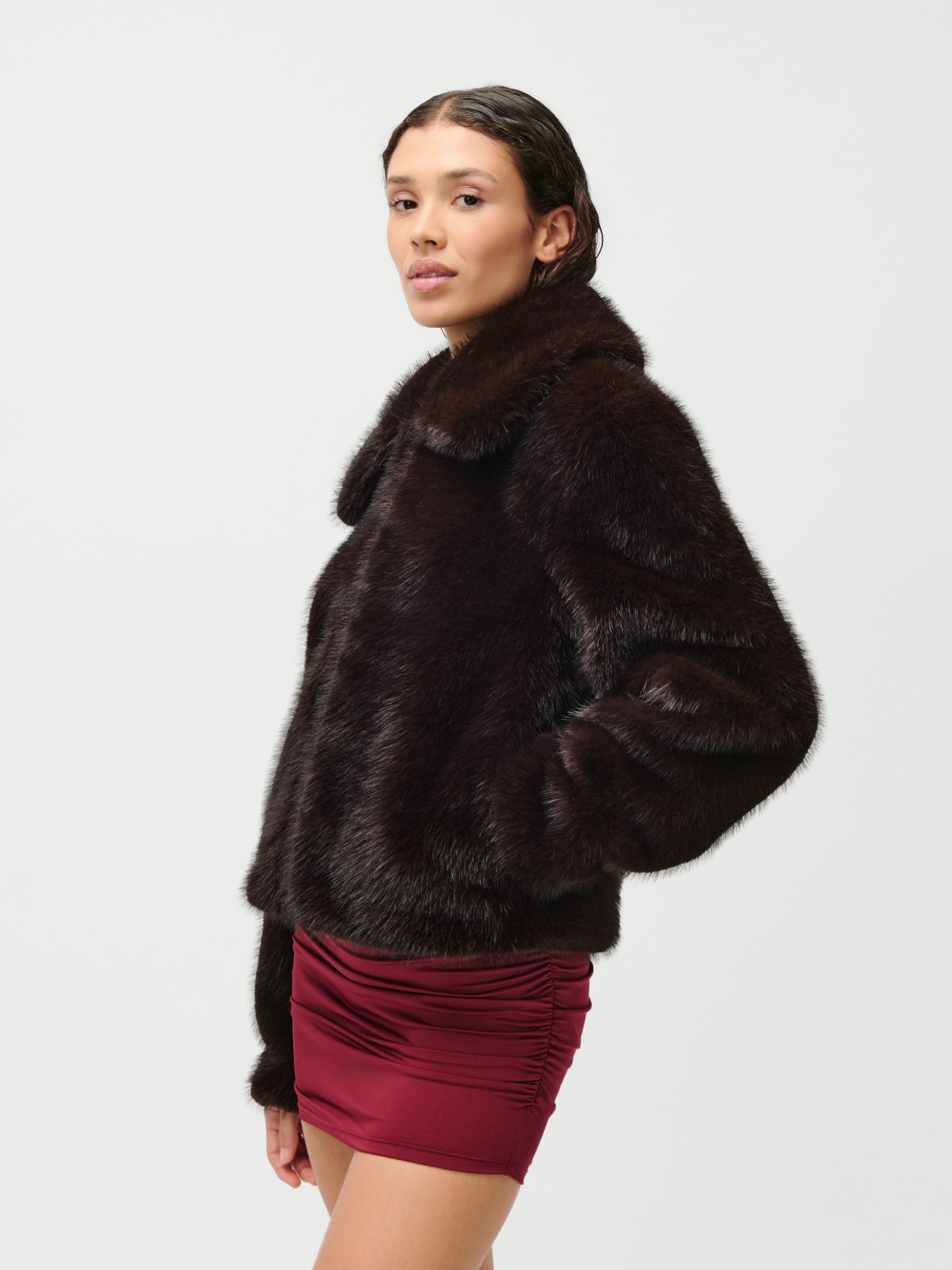 LeGer Fellimitatjacke »Catherine, LeGer by Lena Gercke«